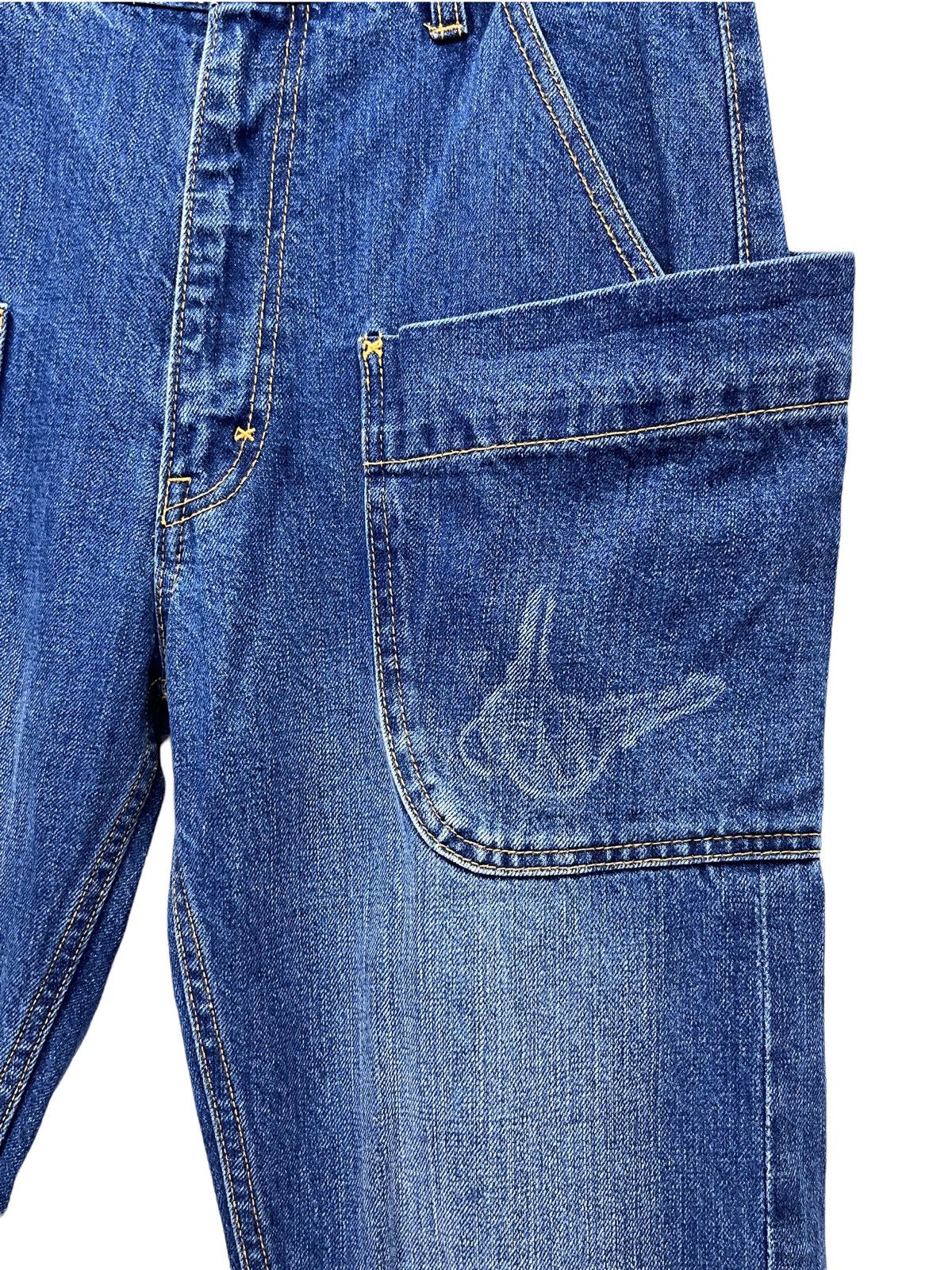 Ne-Net 🔥 NE-NET ISSEY MIYAKE Selvedge Denim Big Pocket Artist Size US 29 - 5 Thumbnail