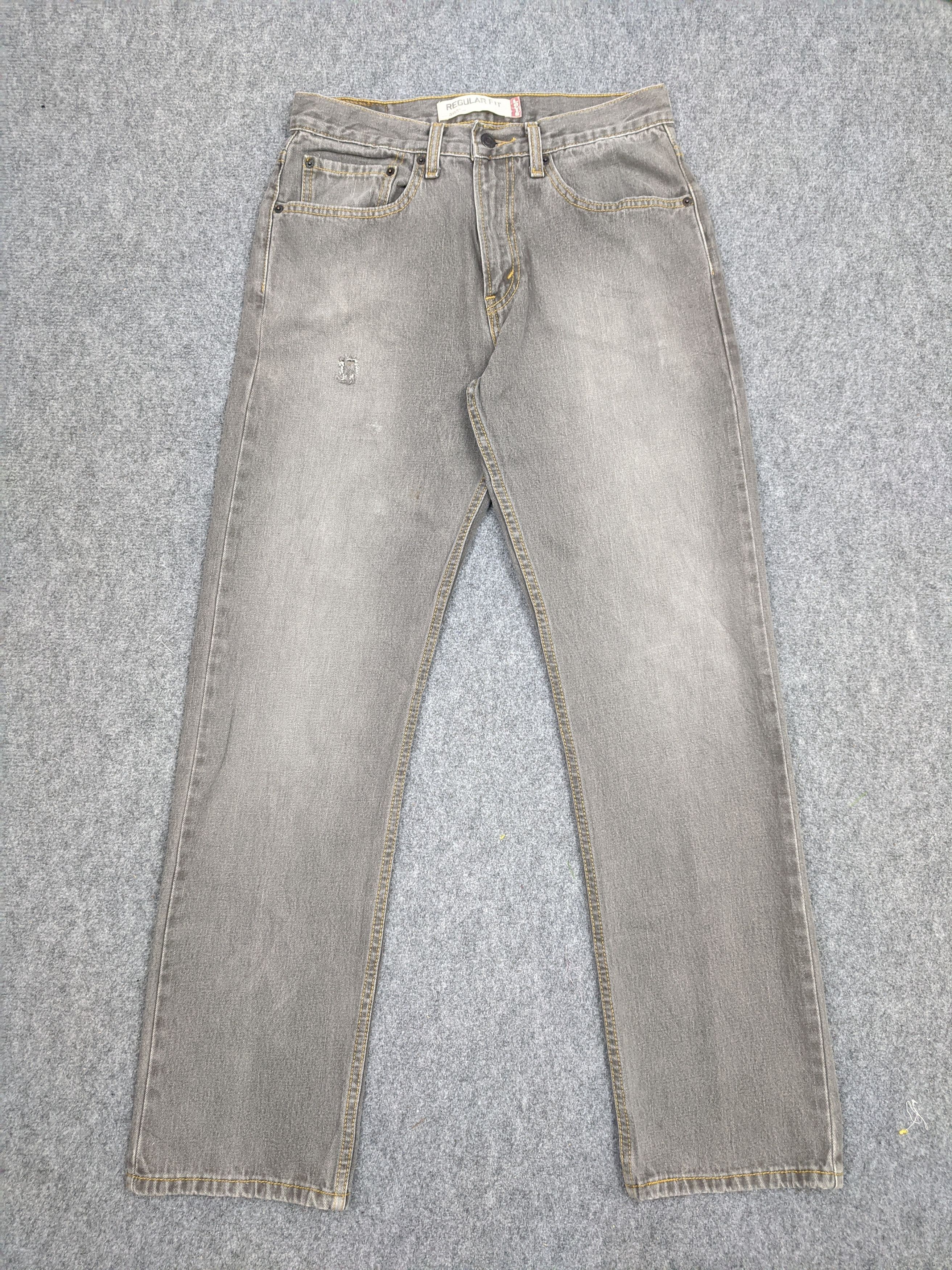 image of Sun Faded Black Levis 505 Jeans, Men's (Size 31)