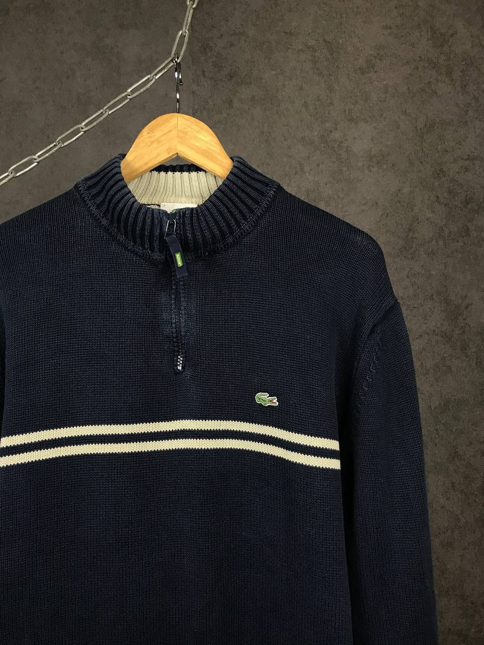 Lacoste × Vintage Lacoste vintage luxury streetwear zip sweater Size US XXL / EU 58 / 5 - 2 Thumbnail