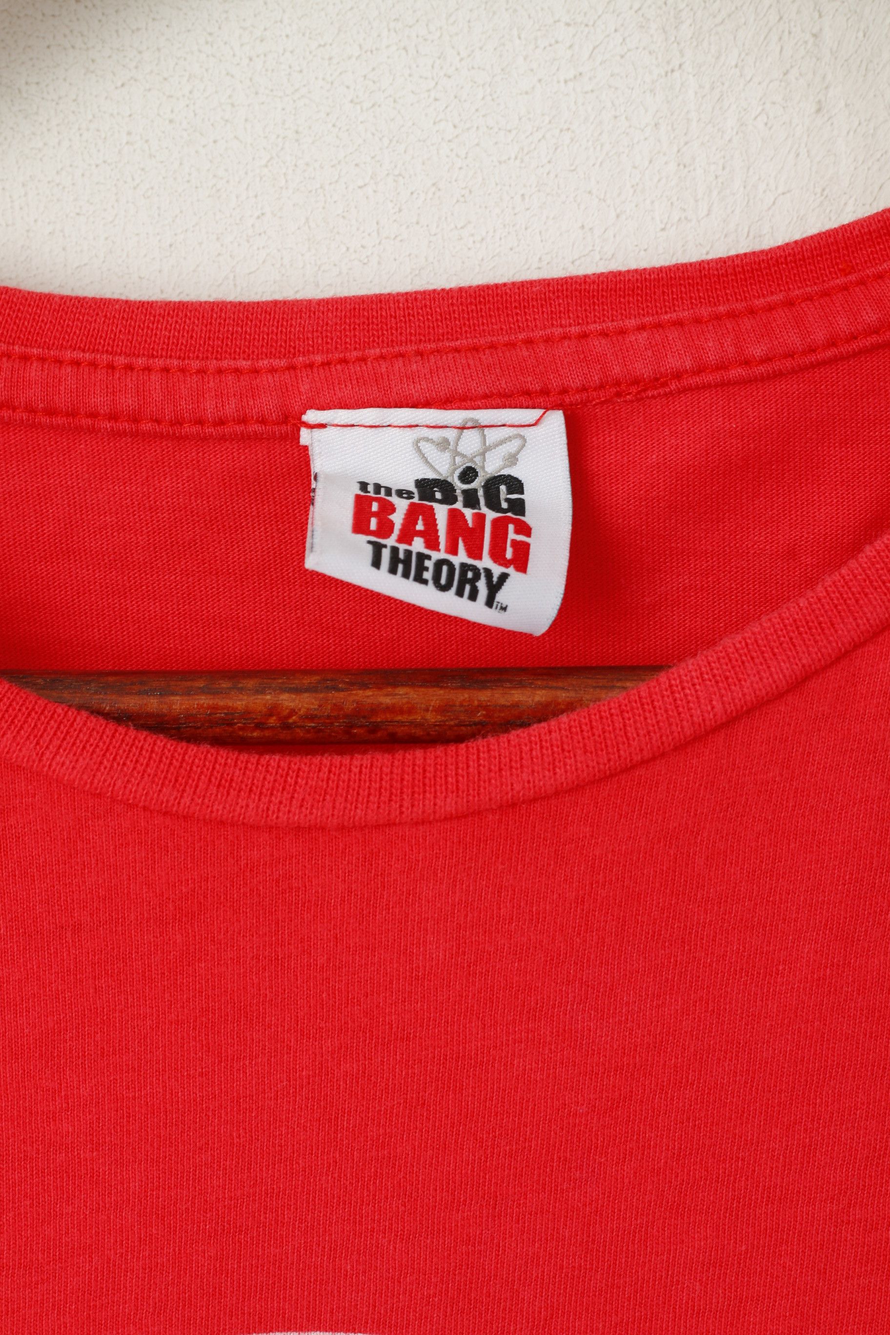 George George The Big Bang Theory Men L T- Shirt Red Bazinga 0805 Size US L / EU 52-54 / 3 - 3 Thumbnail