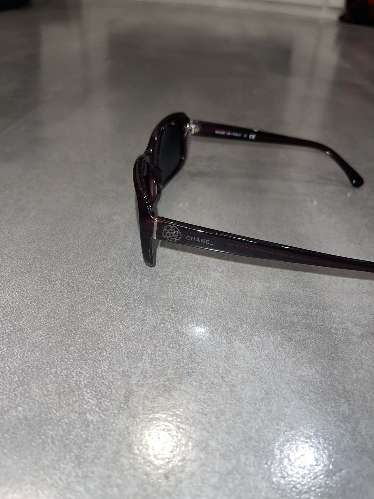 Chanel Chanel 5247 C.539/S6 Dark Red Sunglasses Size ONE SIZE - 6 Thumbnail