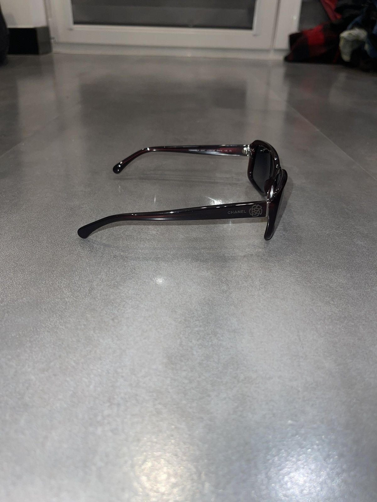 Chanel Chanel 5247 C.539/S6 Dark Red Sunglasses Size ONE SIZE - 7 Thumbnail