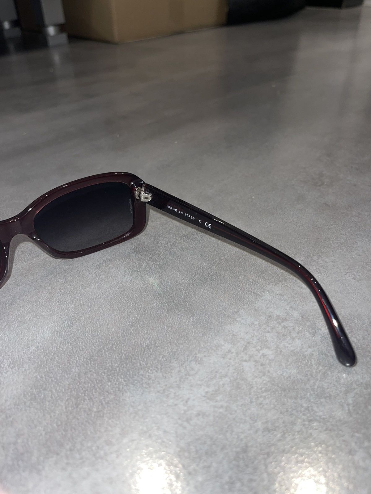 Chanel Chanel 5247 C.539/S6 Dark Red Sunglasses Size ONE SIZE - 10 Thumbnail
