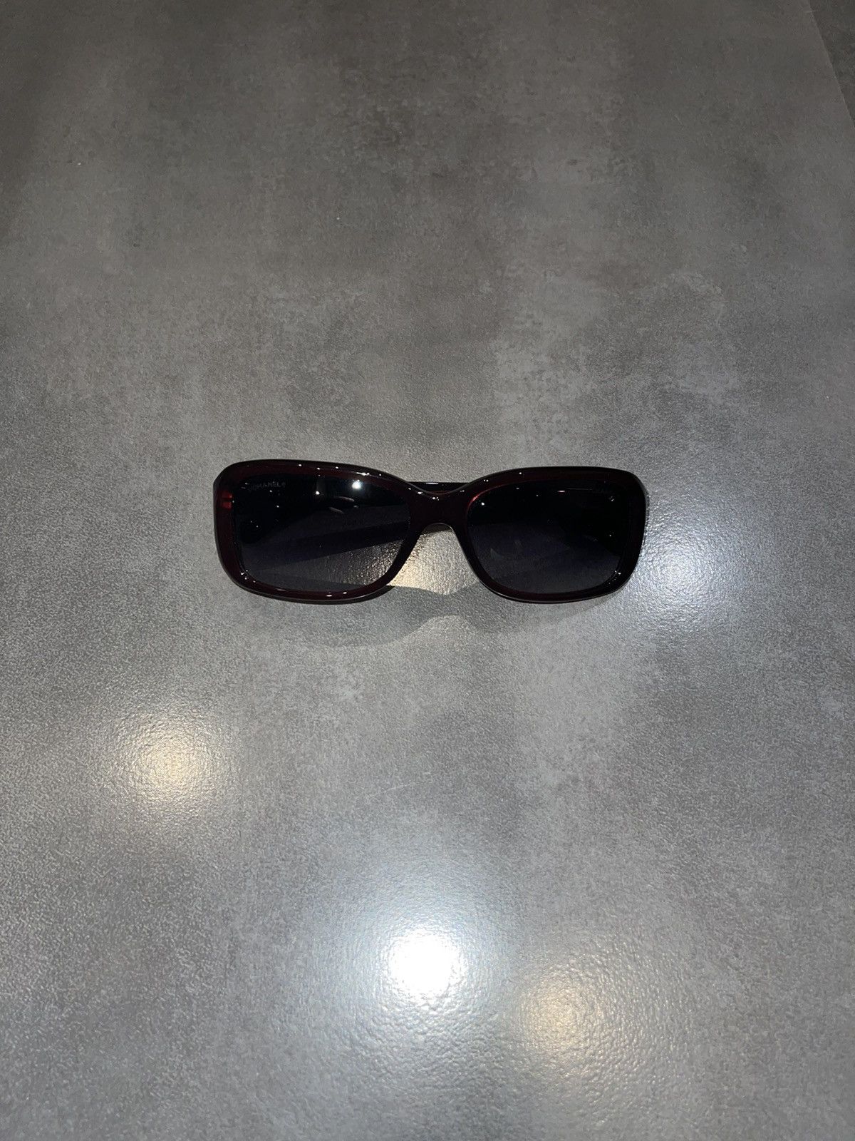 Chanel Chanel 5247 C.539/S6 Dark Red Sunglasses Size ONE SIZE - 4 Thumbnail
