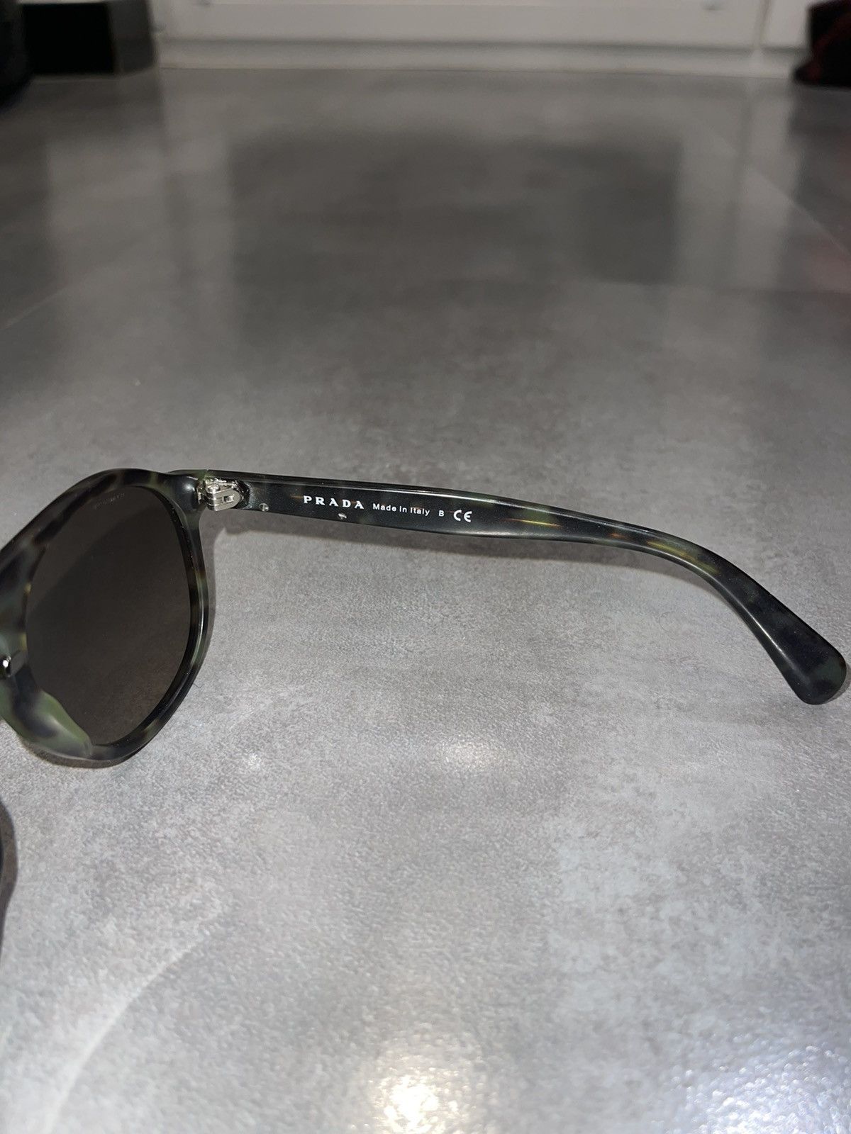 Prada Prada SPR09P NAJ-1X1 Camo Sunglasses Size ONE SIZE - 11 Thumbnail