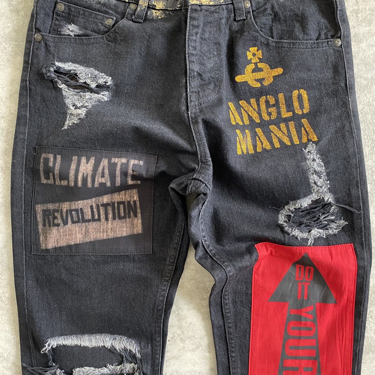 Vivienne Westwood Archive Vivienne Westwood Anglomania Ripped Denim Size 30" / US 8 / IT 44 - 8 Thumbnail