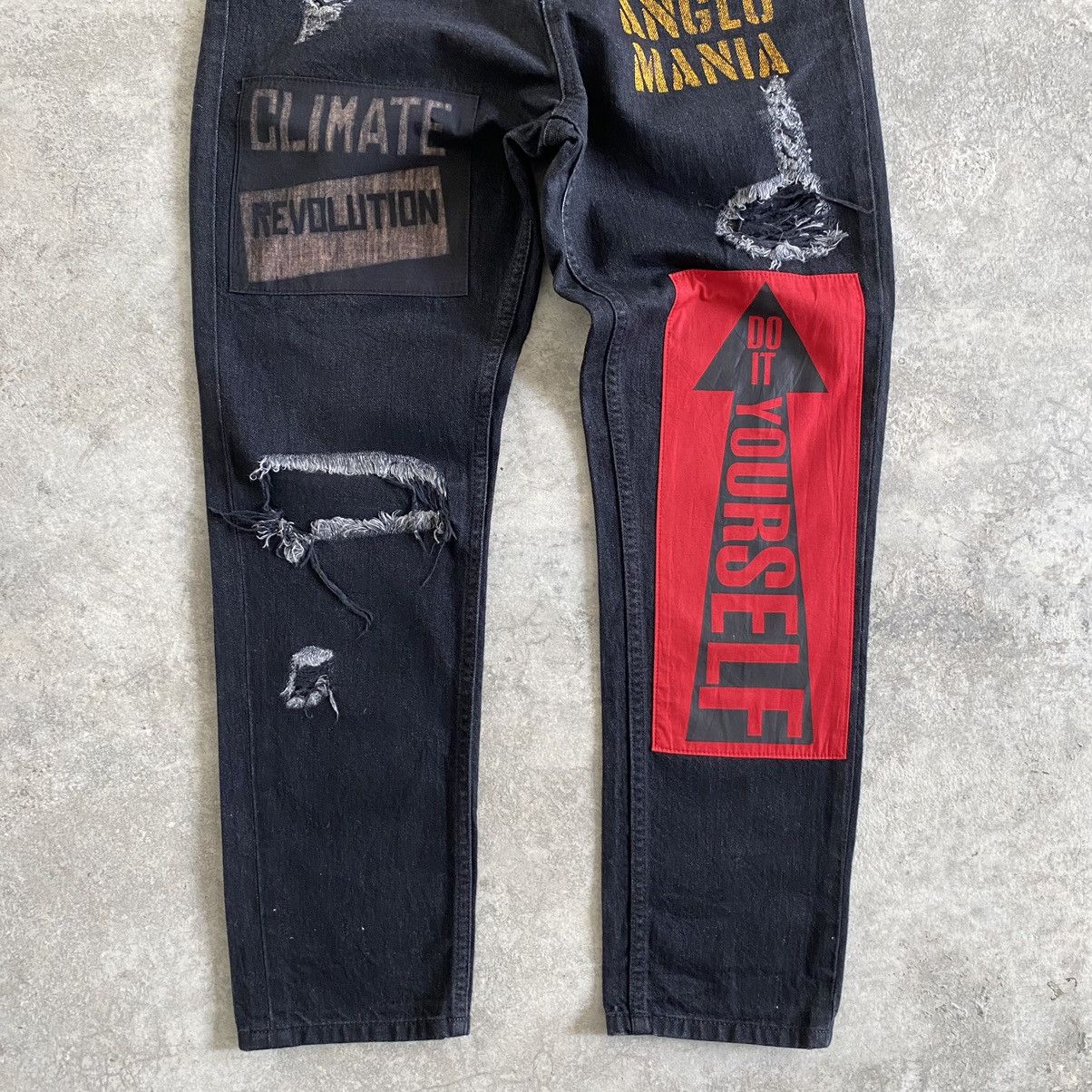 Vivienne Westwood Archive Vivienne Westwood Anglomania Ripped Denim Size 30" / US 8 / IT 44 - 4 Thumbnail