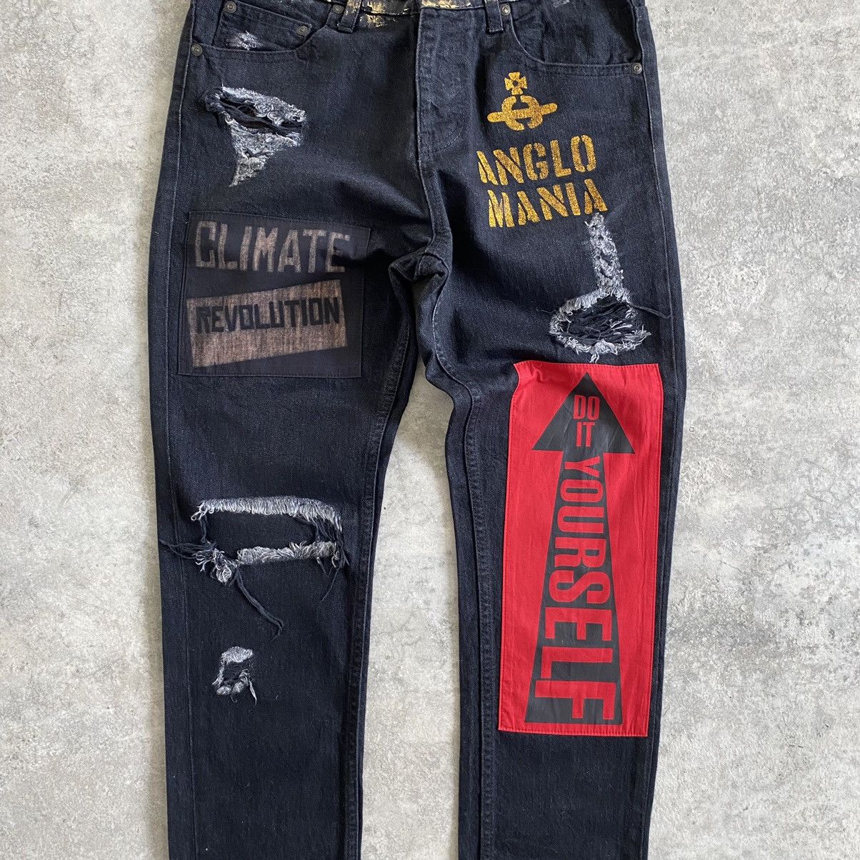 Vivienne Westwood Archive Vivienne Westwood Anglomania Ripped Denim Size 30" / US 8 / IT 44 - 2 Thumbnail
