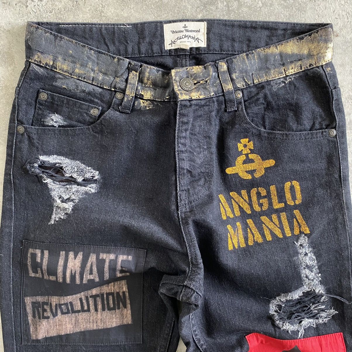 Vivienne Westwood Archive Vivienne Westwood Anglomania Ripped Denim Size 30" / US 8 / IT 44 - 9 Thumbnail