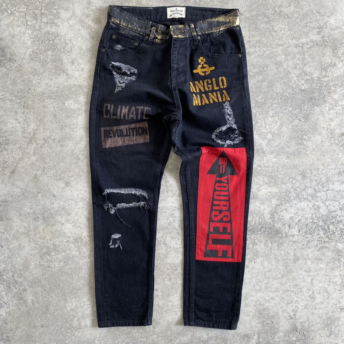 Vivienne Westwood Archive Vivienne Westwood Anglomania Ripped Denim Size 30" / US 8 / IT 44 - 3 Thumbnail