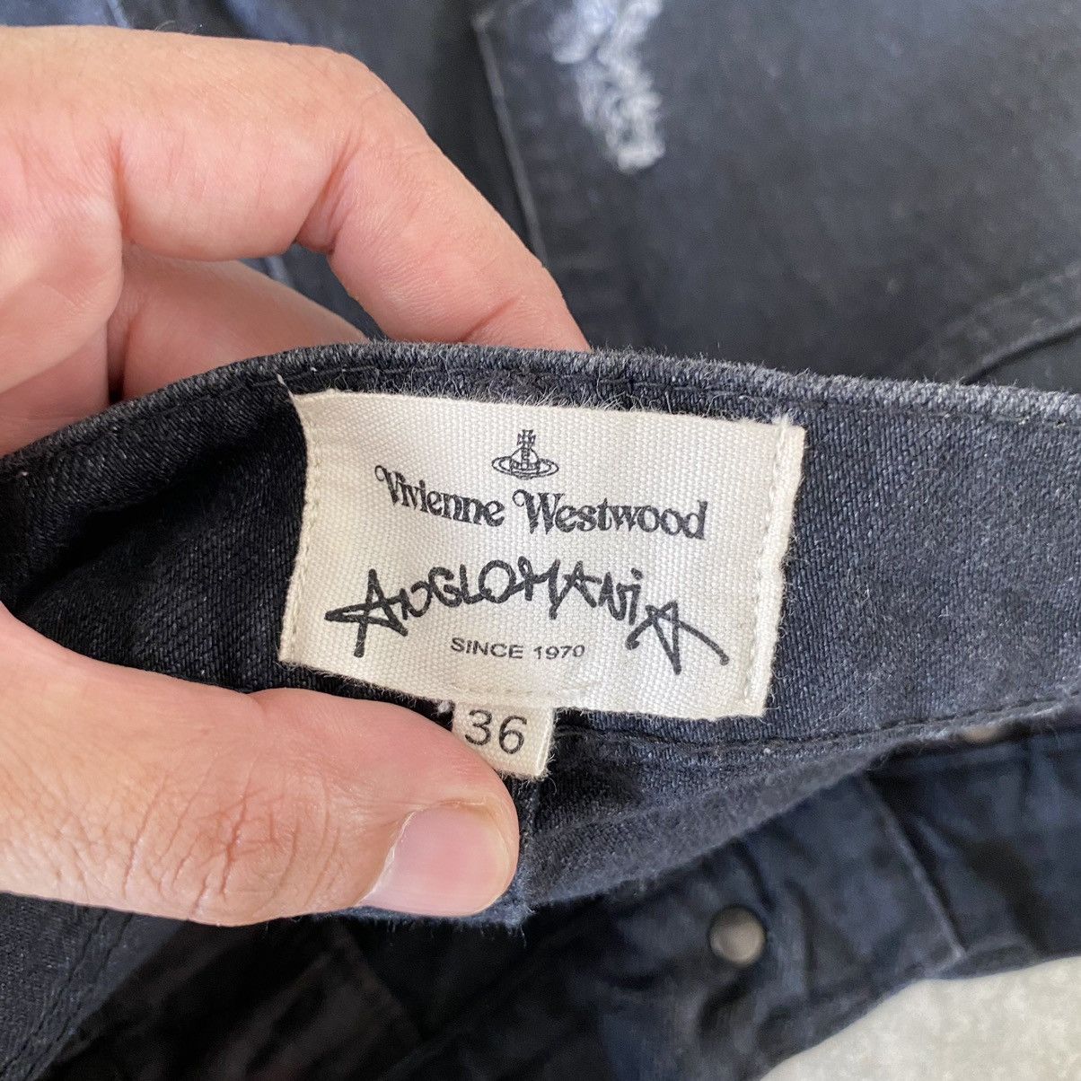 Vivienne Westwood Archive Vivienne Westwood Anglomania Ripped Denim Size 30" / US 8 / IT 44 - 23 Thumbnail