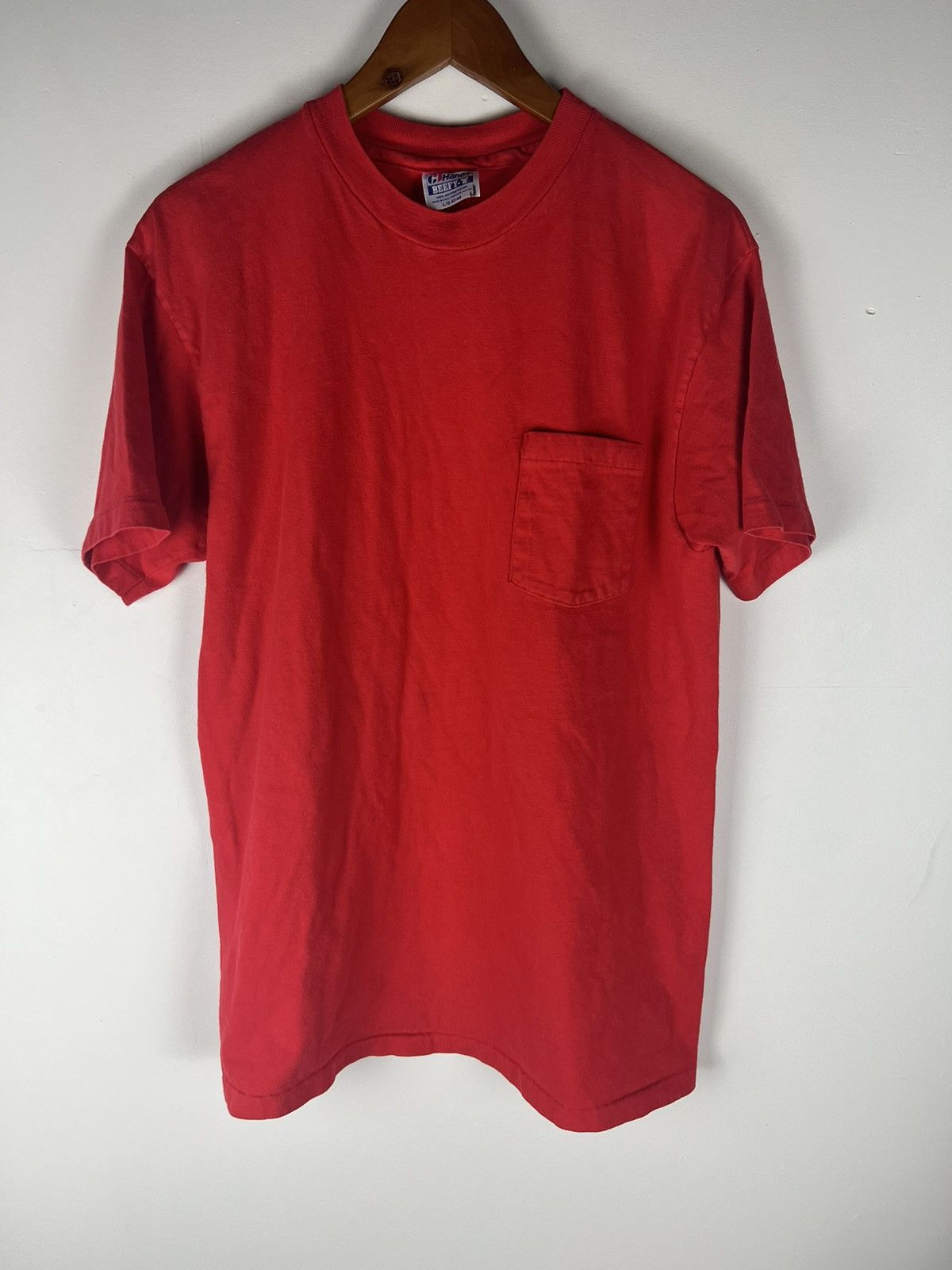 Hanes Vintage Hanes Beefy Pocket Tee Size US M / EU 48-50 / 2 - 1 Thumbnail