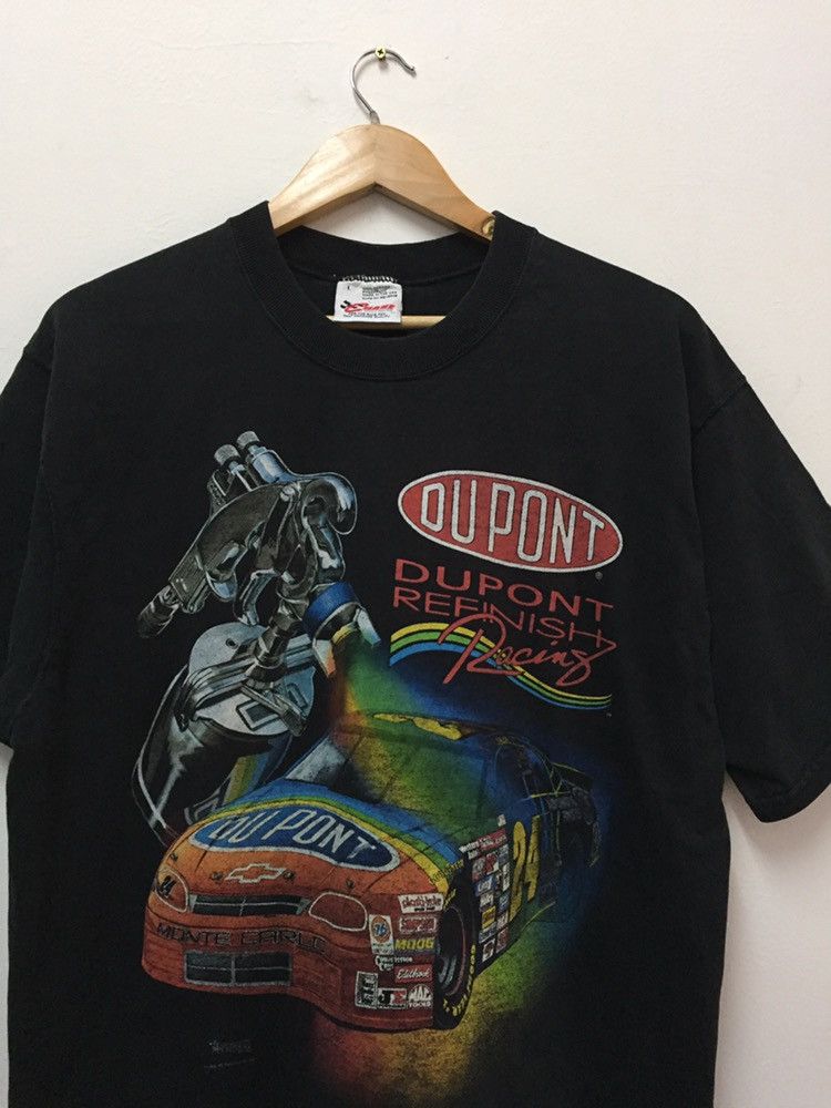 Vintage Vintage 90s Dupont Refinish Racing Car Tee.Chase Race wear Size US L / EU 52-54 / 3 - 3 Thumbnail