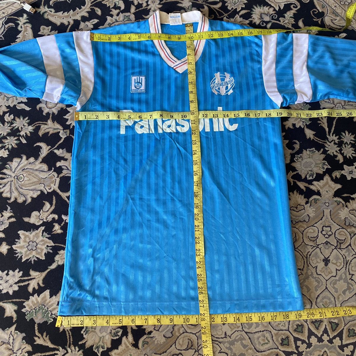 Vintage Vintage Olympique de Marseille Jersey 1990 Bootleg Size US S / EU 44-46 / 1 - 13 Thumbnail
