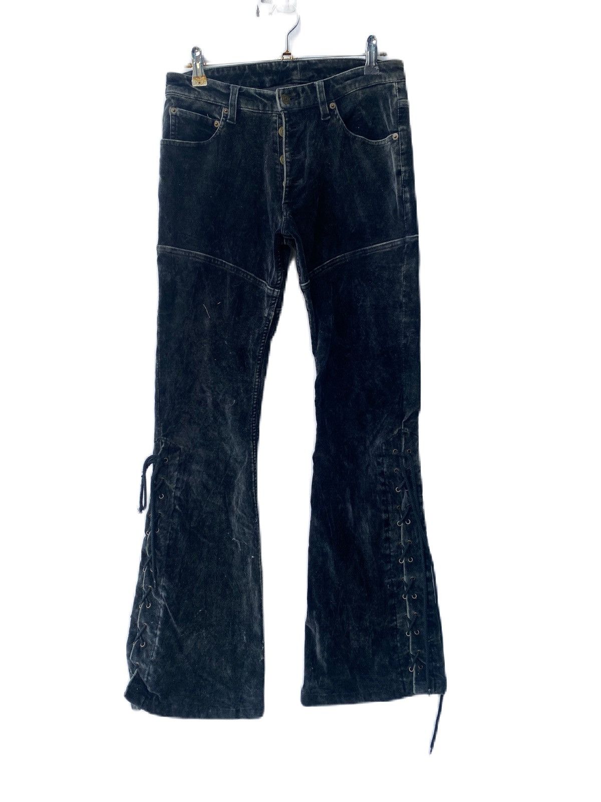 Le Grande Bleu (L.G.B.) SUPER FLARE TORNADO MART VELVET Size US 30 / EU 46 - 1 Thumbnail