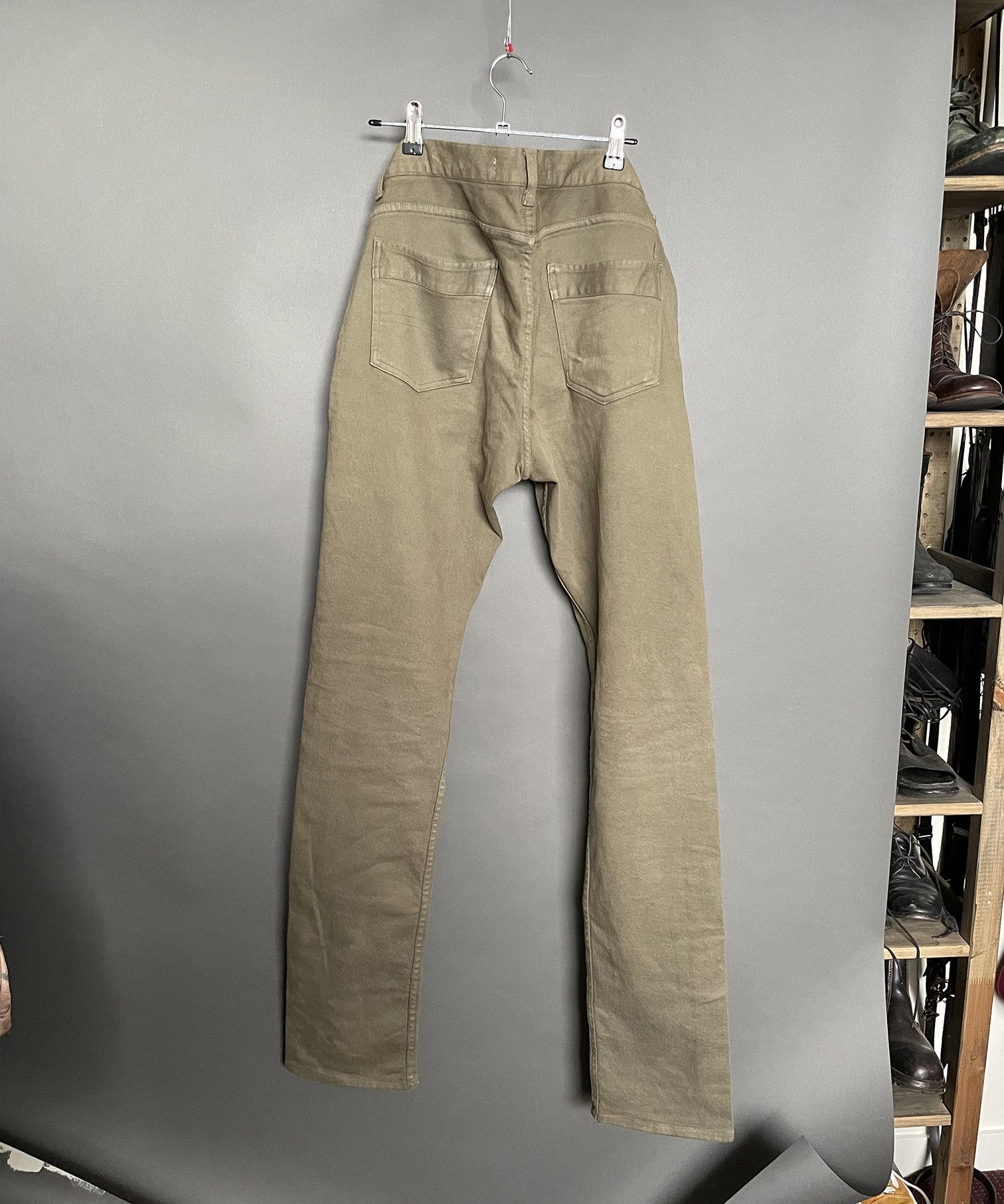 Robert Geller Olive Stretch Jeans Size US 34 / EU 50 - 2 Thumbnail