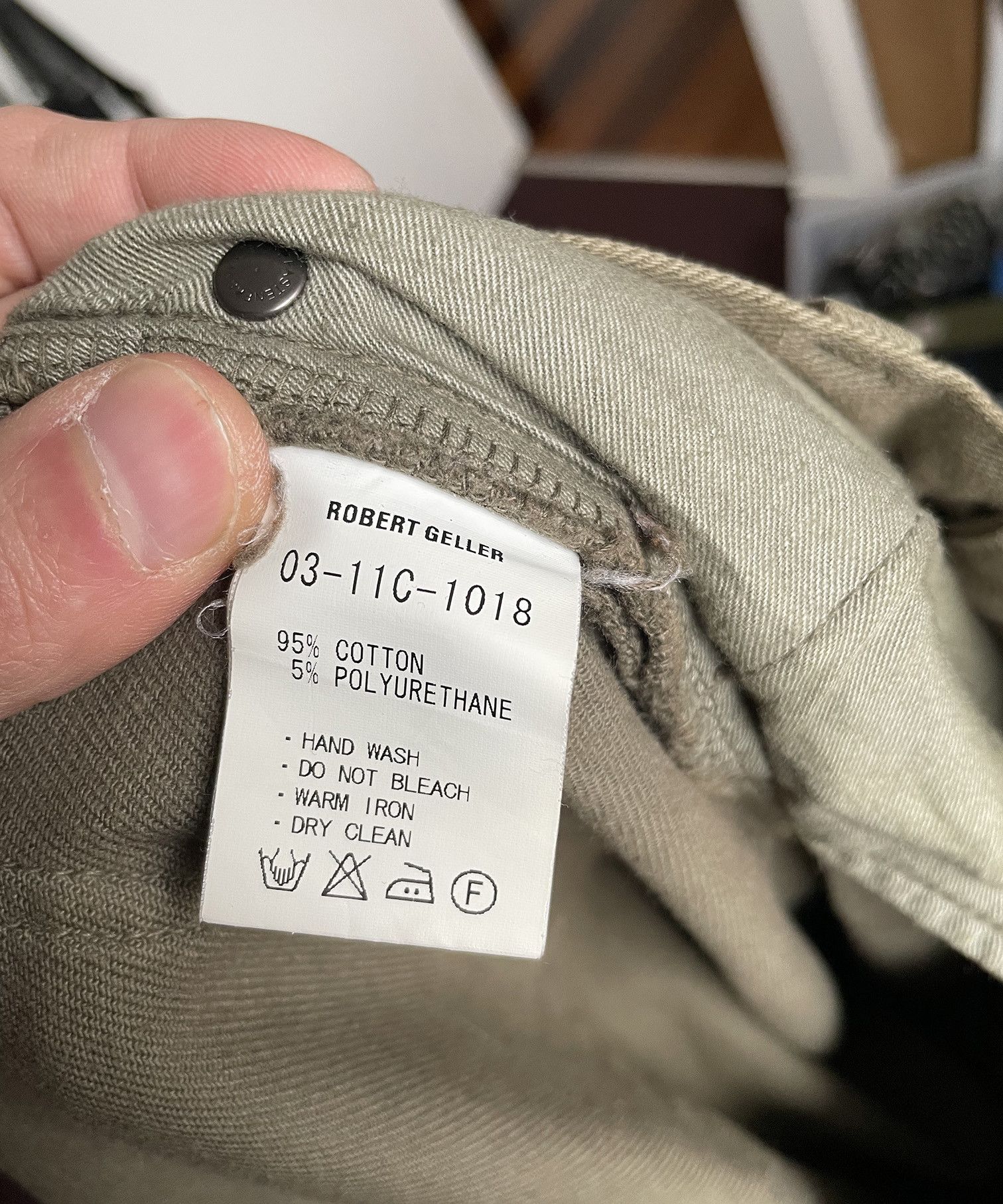 Robert Geller Olive Stretch Jeans Size US 34 / EU 50 - 4 Thumbnail