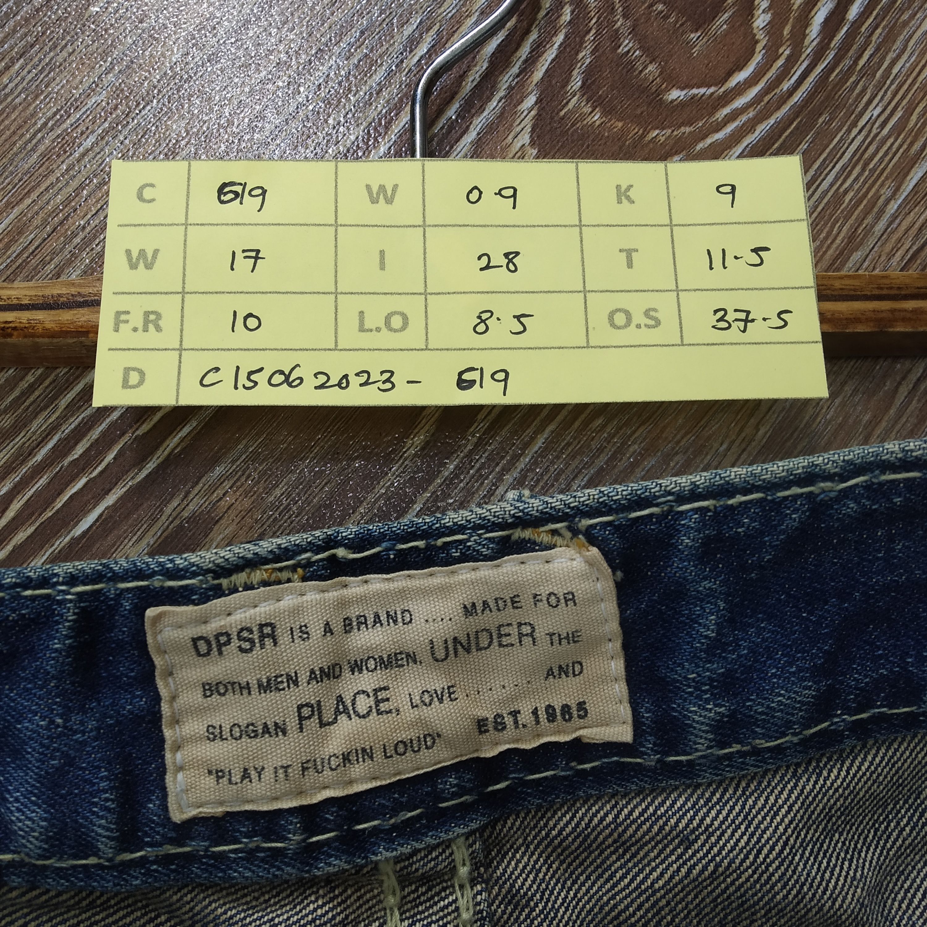 Japanese Brand Size 34 Vintage DPSR Japan Stonewash Denim Jeans Reconstruct Size US 34 / EU 50 - 13 Thumbnail