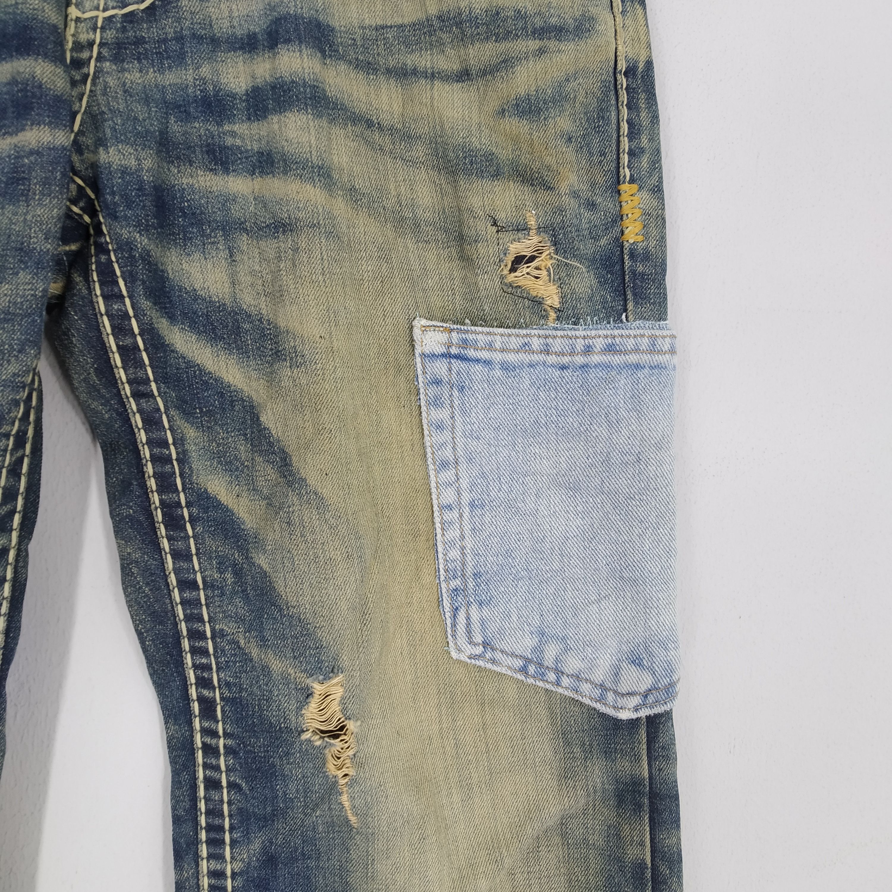 Japanese Brand Size 34 Vintage DPSR Japan Stonewash Denim Jeans Reconstruct Size US 34 / EU 50 - 6 Thumbnail