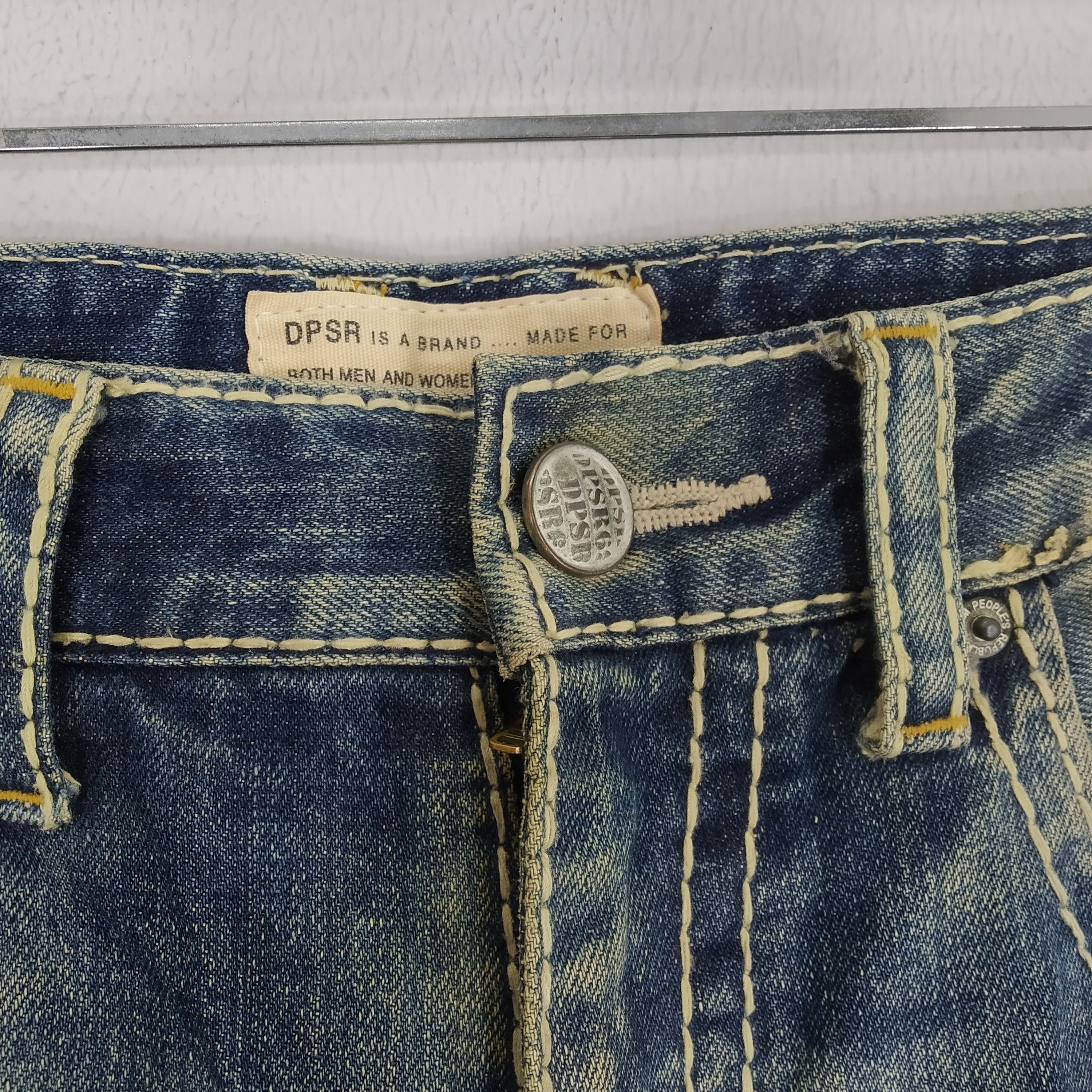 Japanese Brand Size 34 Vintage DPSR Japan Stonewash Denim Jeans Reconstruct Size US 34 / EU 50 - 7 Thumbnail