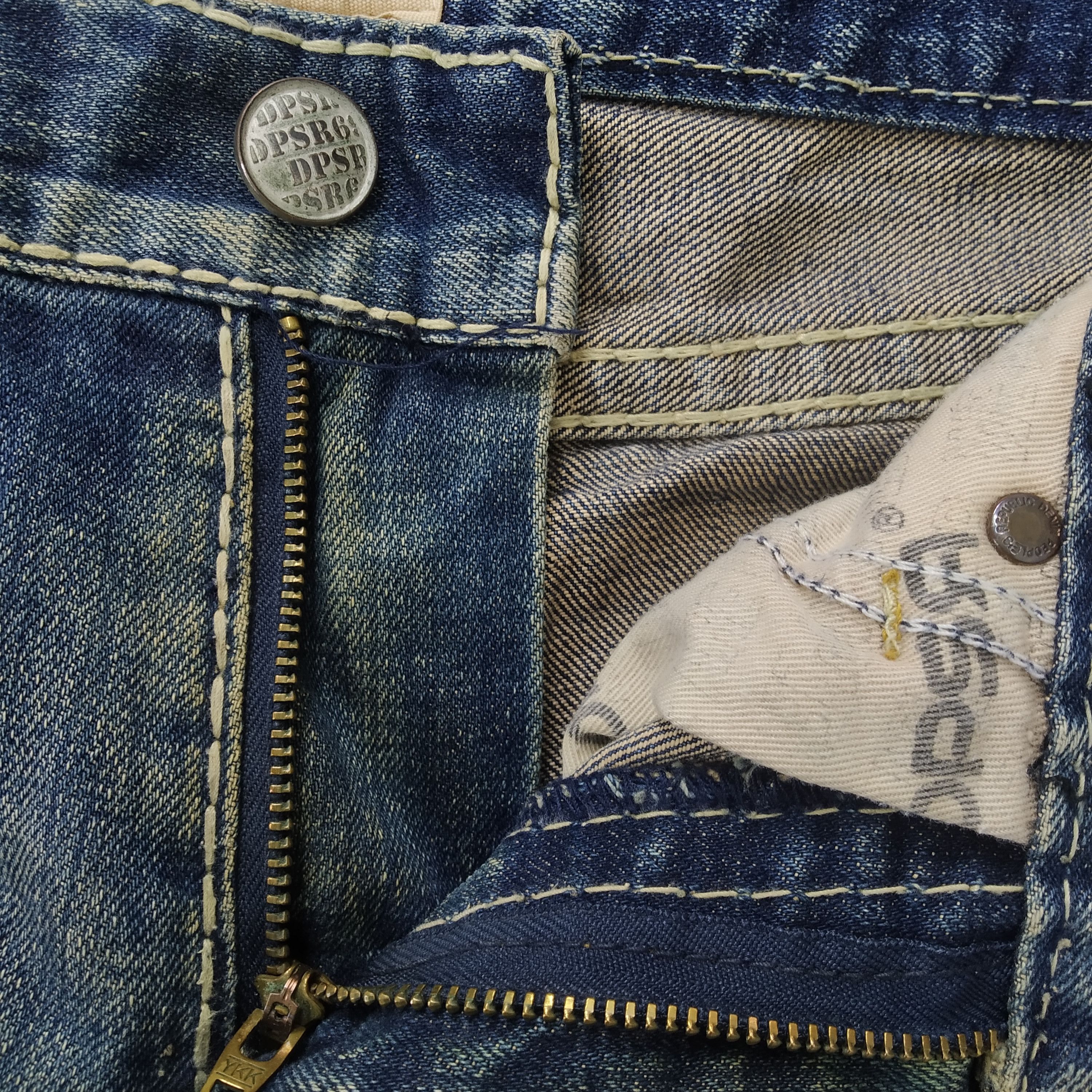 Japanese Brand Size 34 Vintage DPSR Japan Stonewash Denim Jeans Reconstruct Size US 34 / EU 50 - 11 Thumbnail