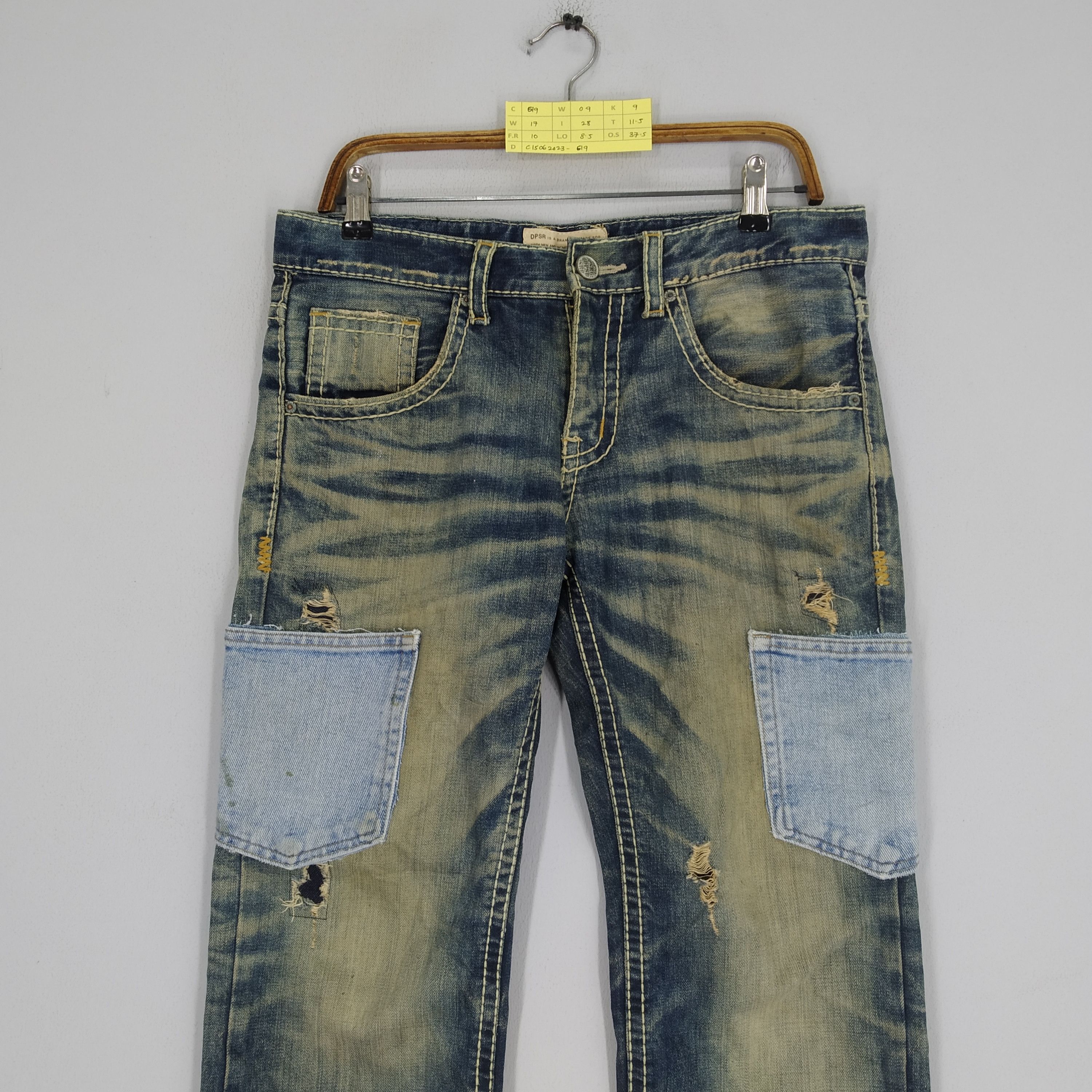 Japanese Brand Size 34 Vintage DPSR Japan Stonewash Denim Jeans Reconstruct Size US 34 / EU 50 - 3 Thumbnail
