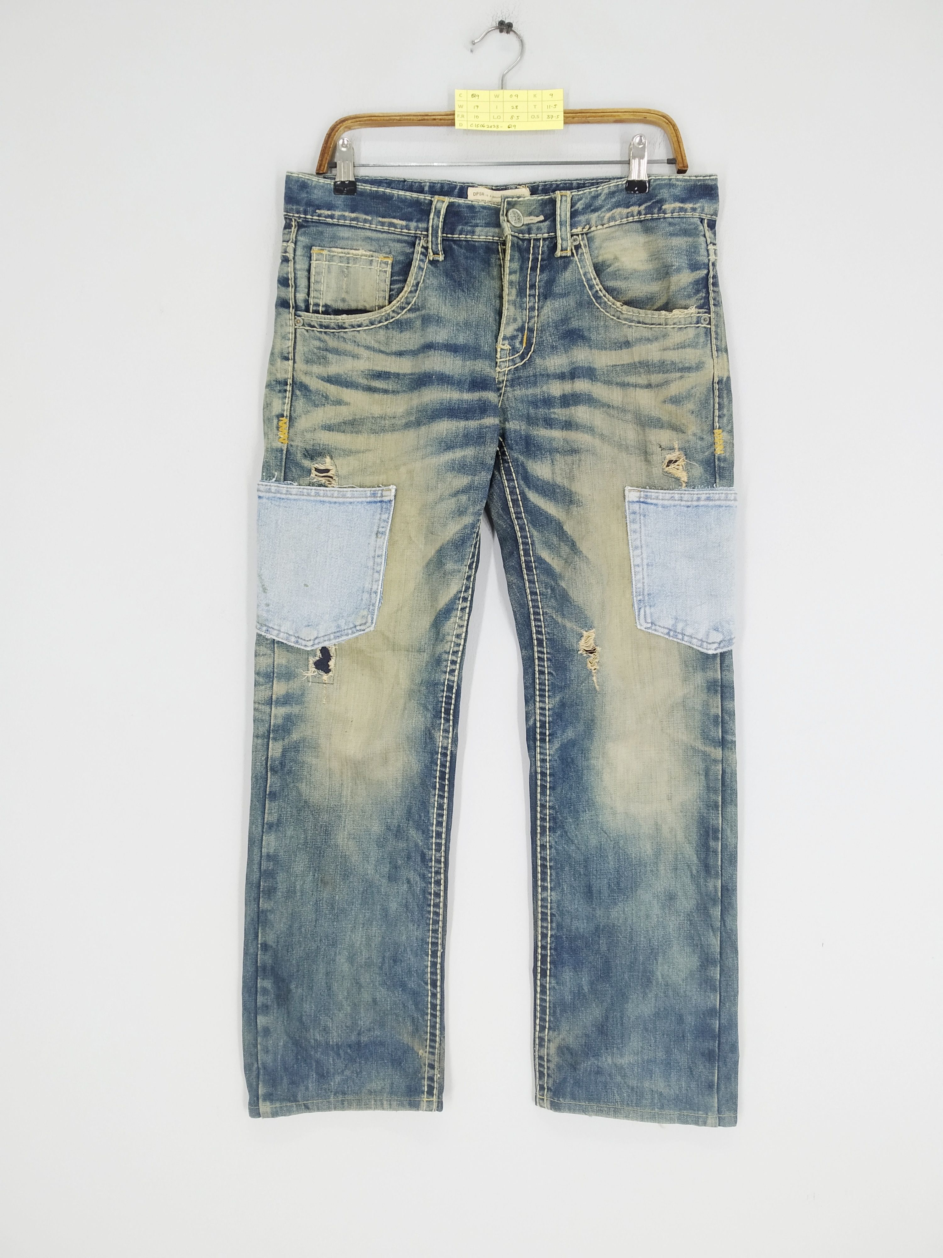 Japanese Brand Size 34 Vintage DPSR Japan Stonewash Denim Jeans Reconstruct Size US 34 / EU 50 - 1 Thumbnail