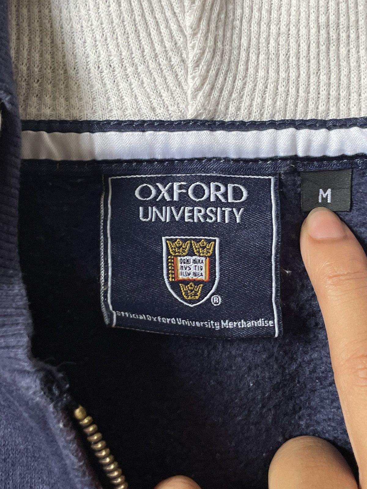 Vintage University Of Oxford Collection Embroidery Spellout Hoodie Size S / US 4 / IT 40 - 4 Thumbnail