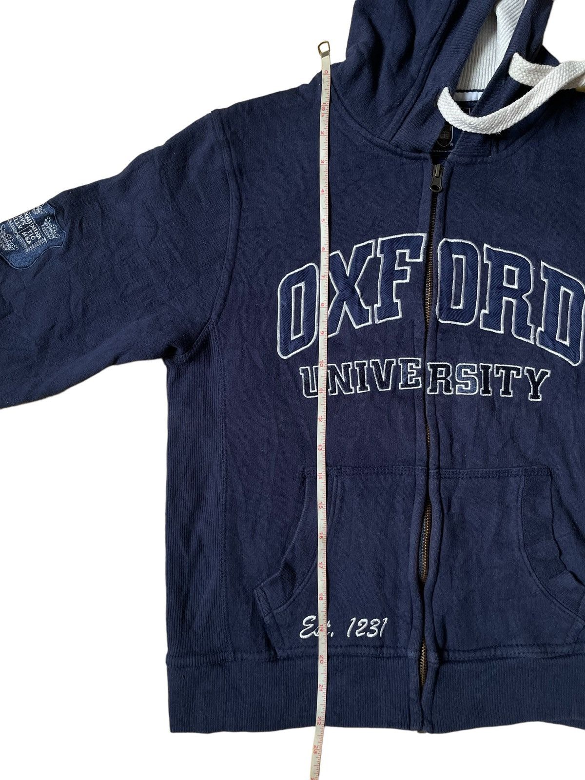 Vintage University Of Oxford Collection Embroidery Spellout Hoodie Size S / US 4 / IT 40 - 16 Thumbnail