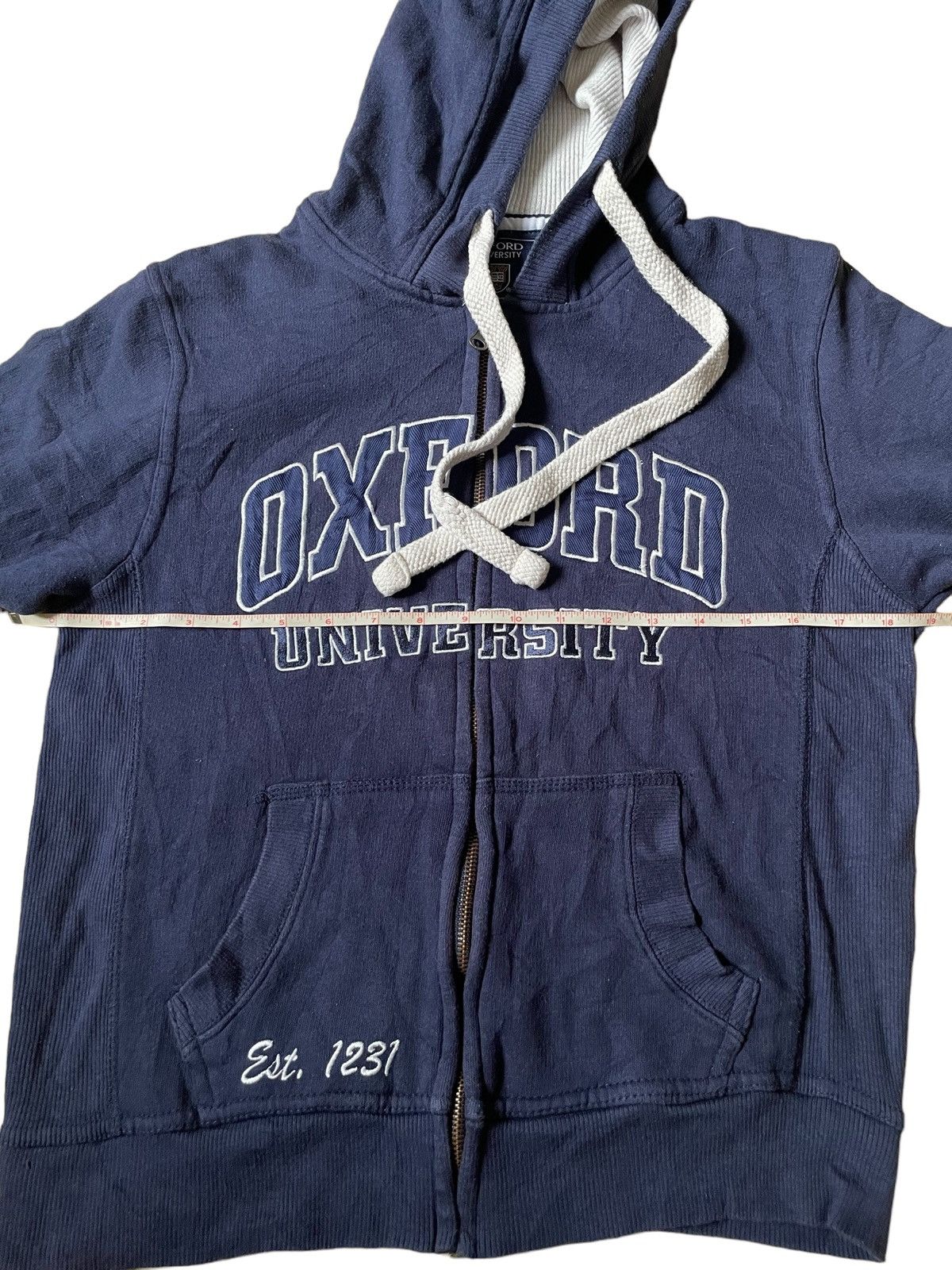 Vintage University Of Oxford Collection Embroidery Spellout Hoodie Size S / US 4 / IT 40 - 15 Thumbnail