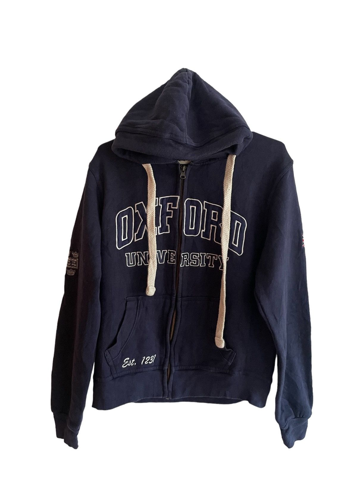 Vintage University Of Oxford Collection Embroidery Spellout Hoodie Size S / US 4 / IT 40 - 19 Thumbnail