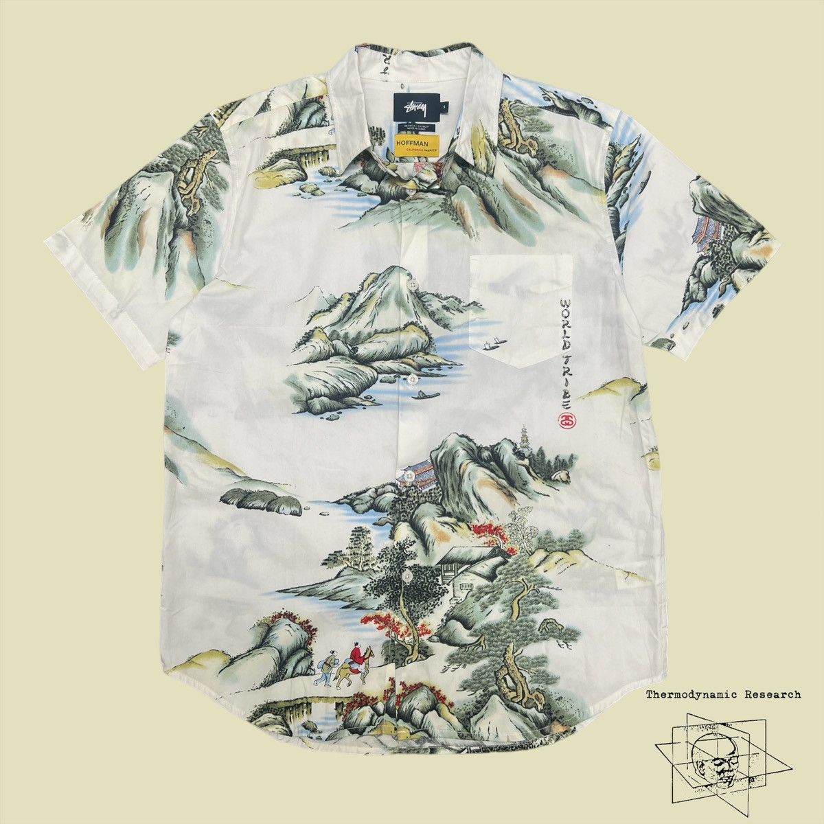 Stussy x Hoffman California Fabrics China World Tribe Shirt