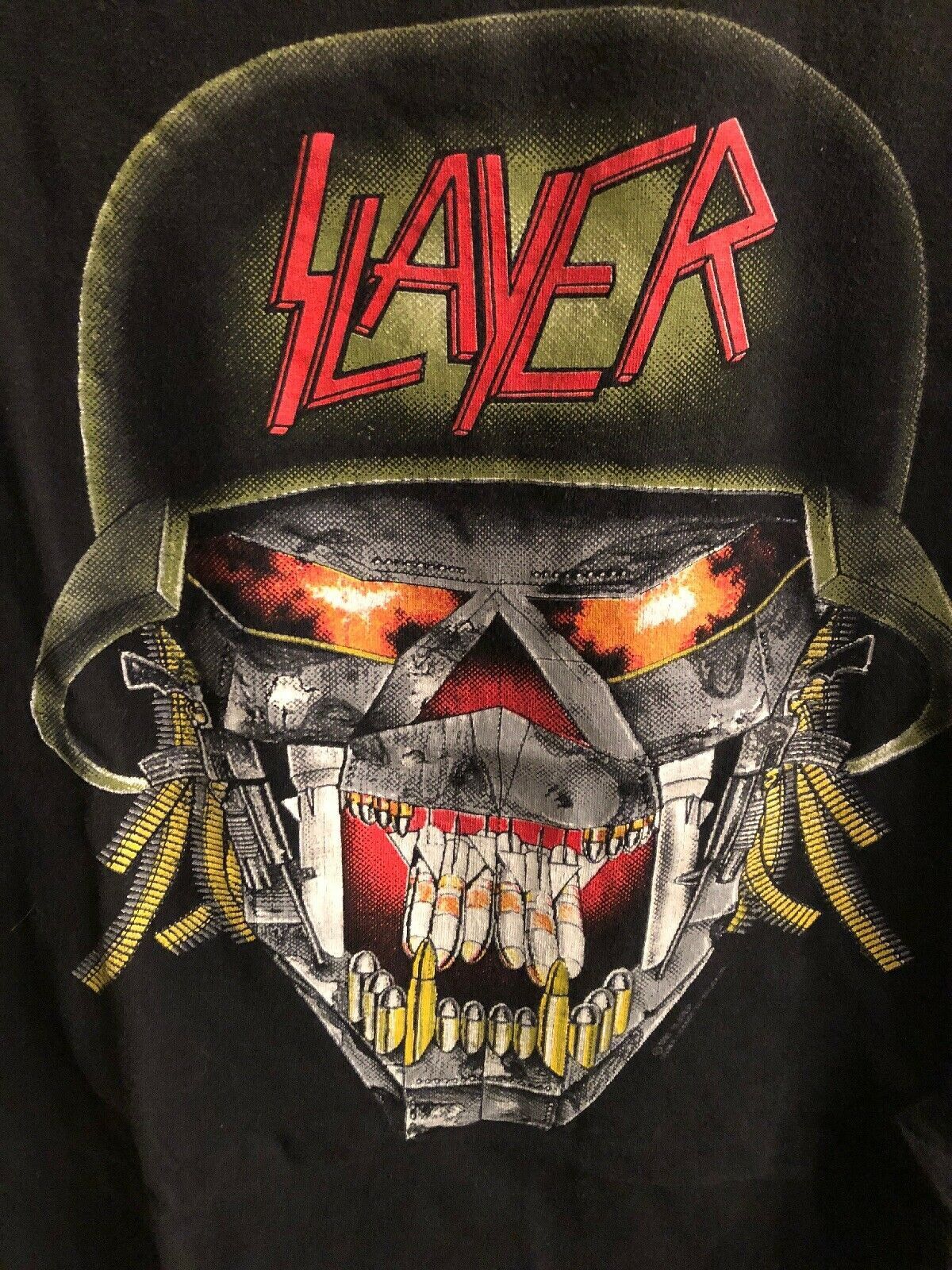 Band Tees Vintage 1991 Slayer Shirt Size US XL / EU 56 / 4 - 2 Thumbnail
