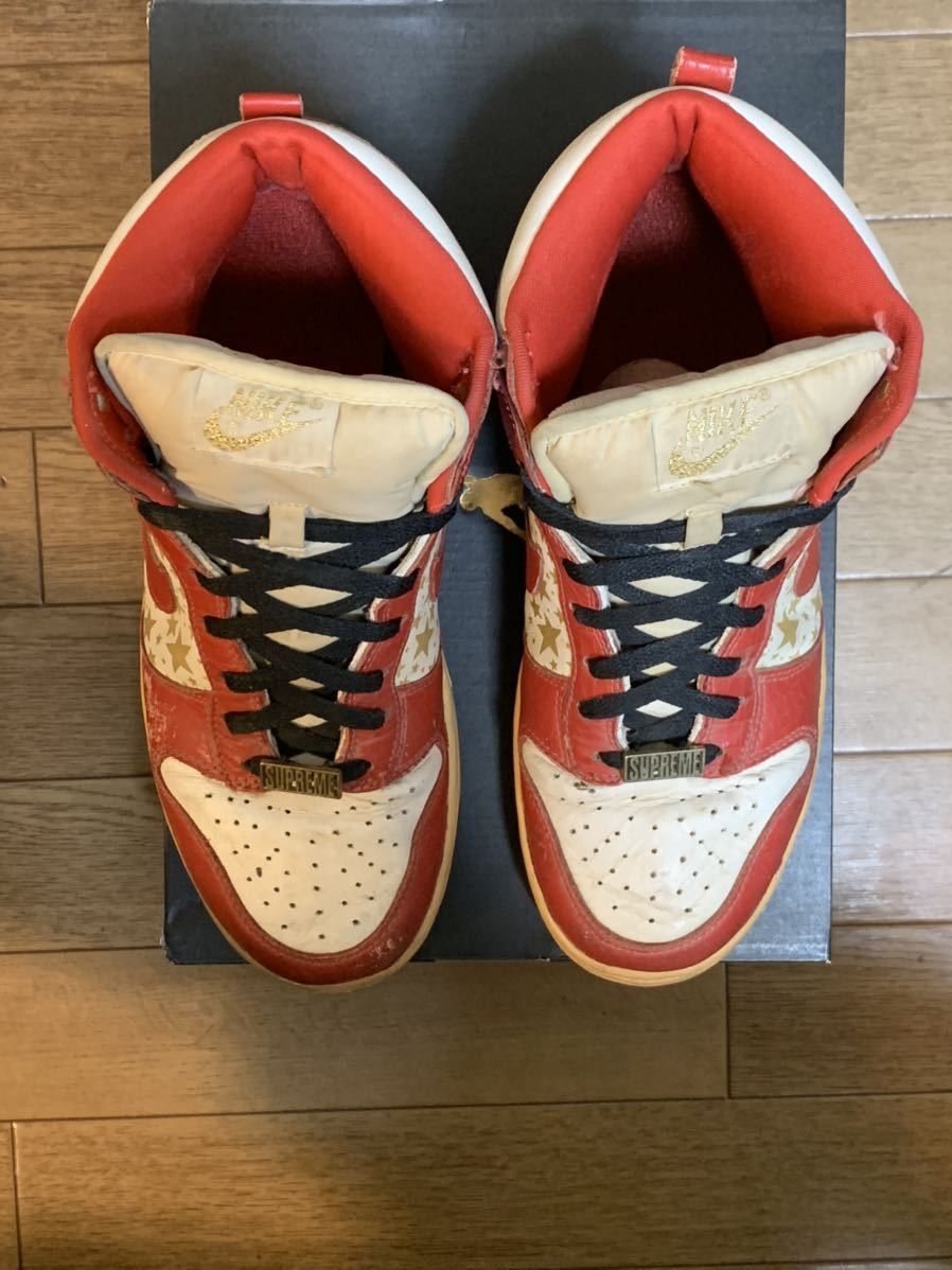 Nike × Supreme Supreme x Dunk High Pro SB Red 2003 Size US 9.5 / EU 42-43 - 9 Thumbnail