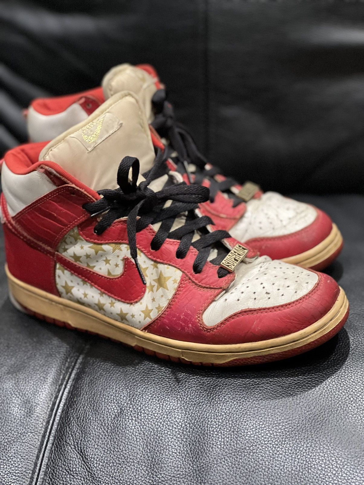 Supreme Supreme x Dunk High Pro SB Red 2003 | Grailed