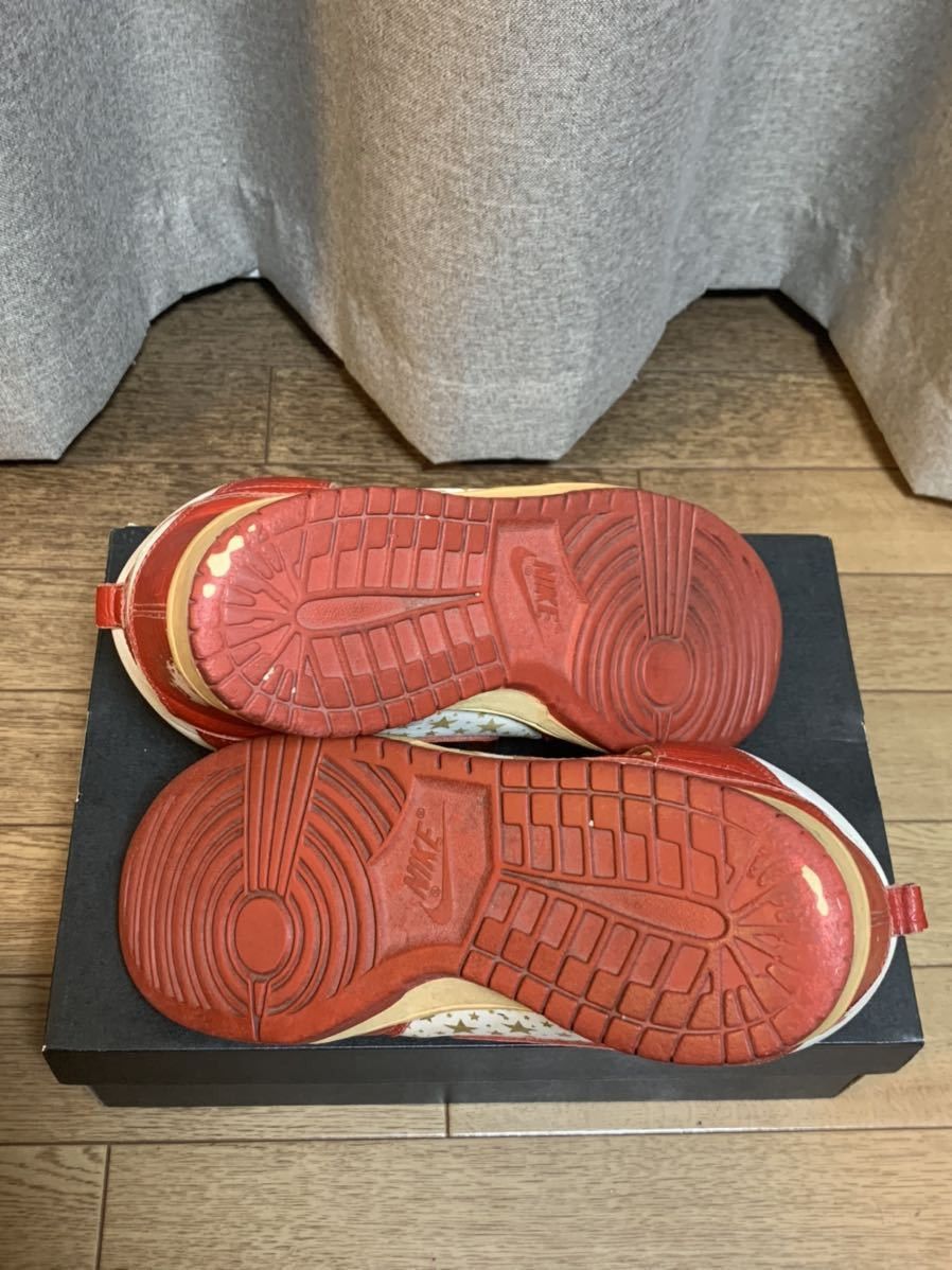 Nike × Supreme Supreme x Dunk High Pro SB Red 2003 Size US 9.5 / EU 42-43 - 11 Thumbnail