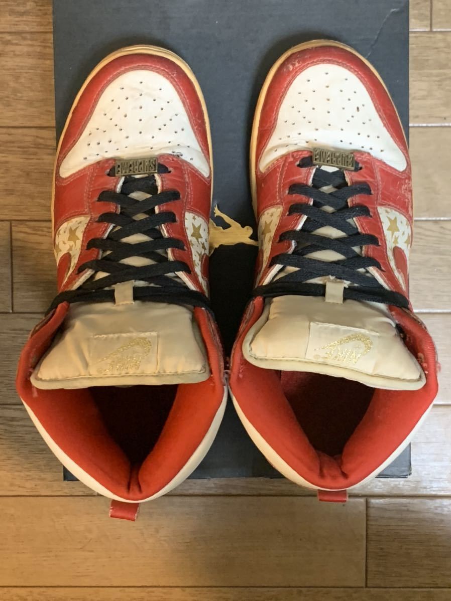 Nike × Supreme Supreme x Dunk High Pro SB Red 2003 Size US 9.5 / EU 42-43 - 10 Thumbnail