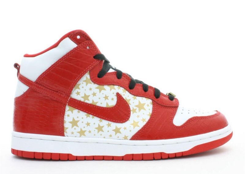 Nike × Supreme Supreme x Dunk High Pro SB Red 2003 Size US 9.5 / EU 42-43 - 13 Thumbnail