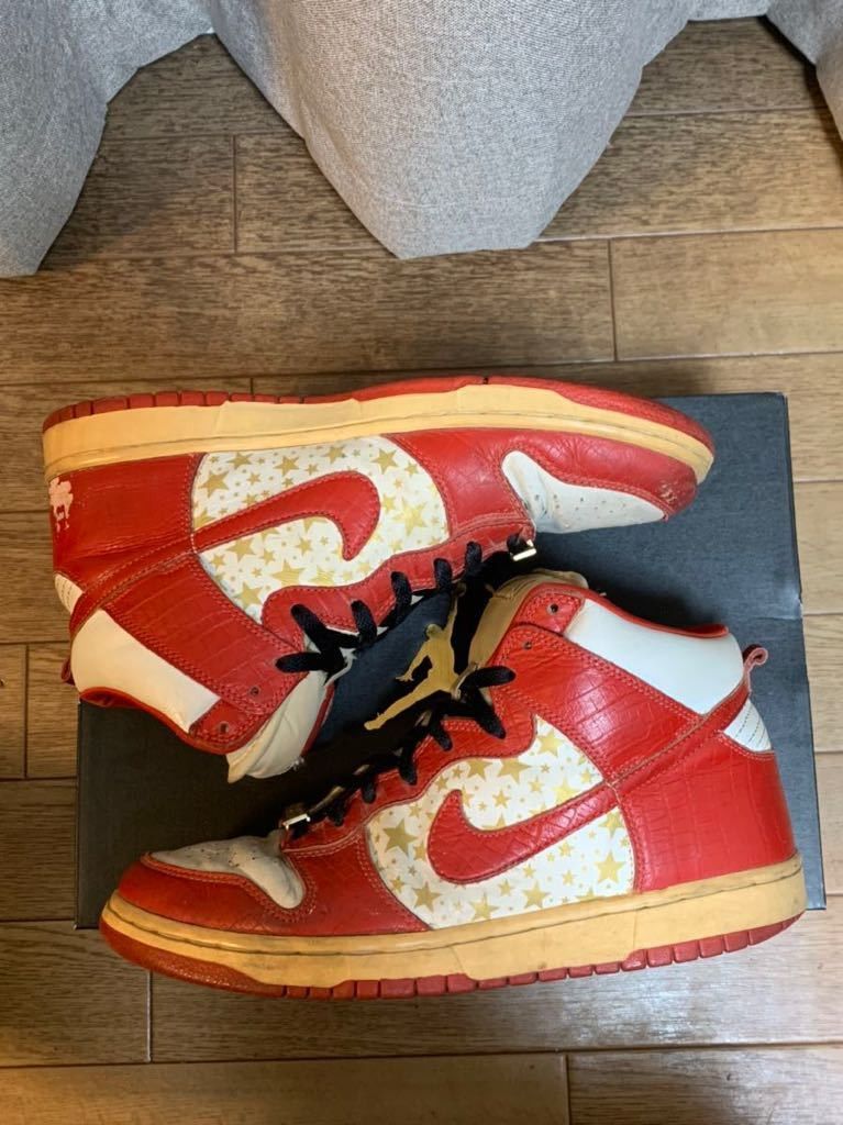Nike × Supreme Supreme x Dunk High Pro SB Red 2003 Size US 9.5 / EU 42-43 - 8 Thumbnail