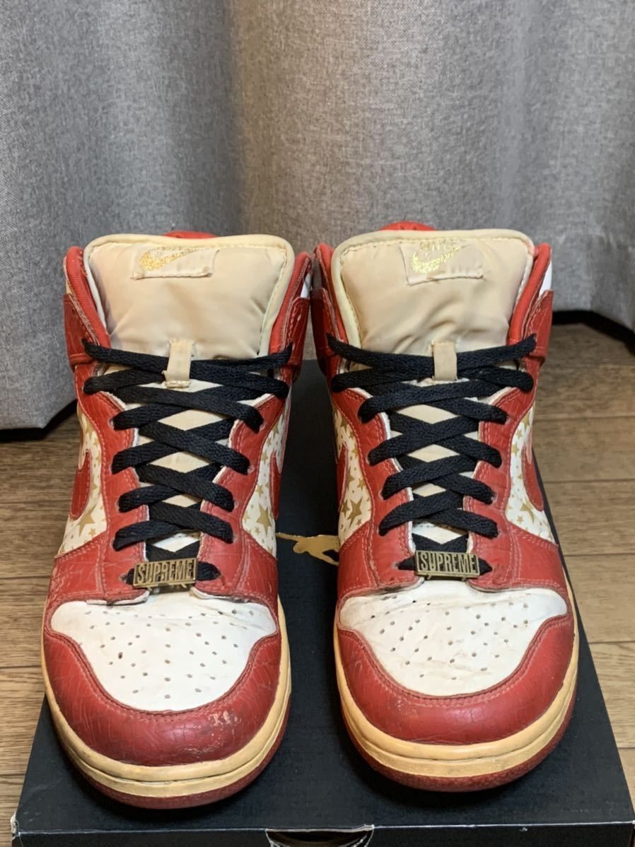 Nike × Supreme Supreme x Dunk High Pro SB Red 2003 Size US 9.5 / EU 42-43 - 6 Thumbnail