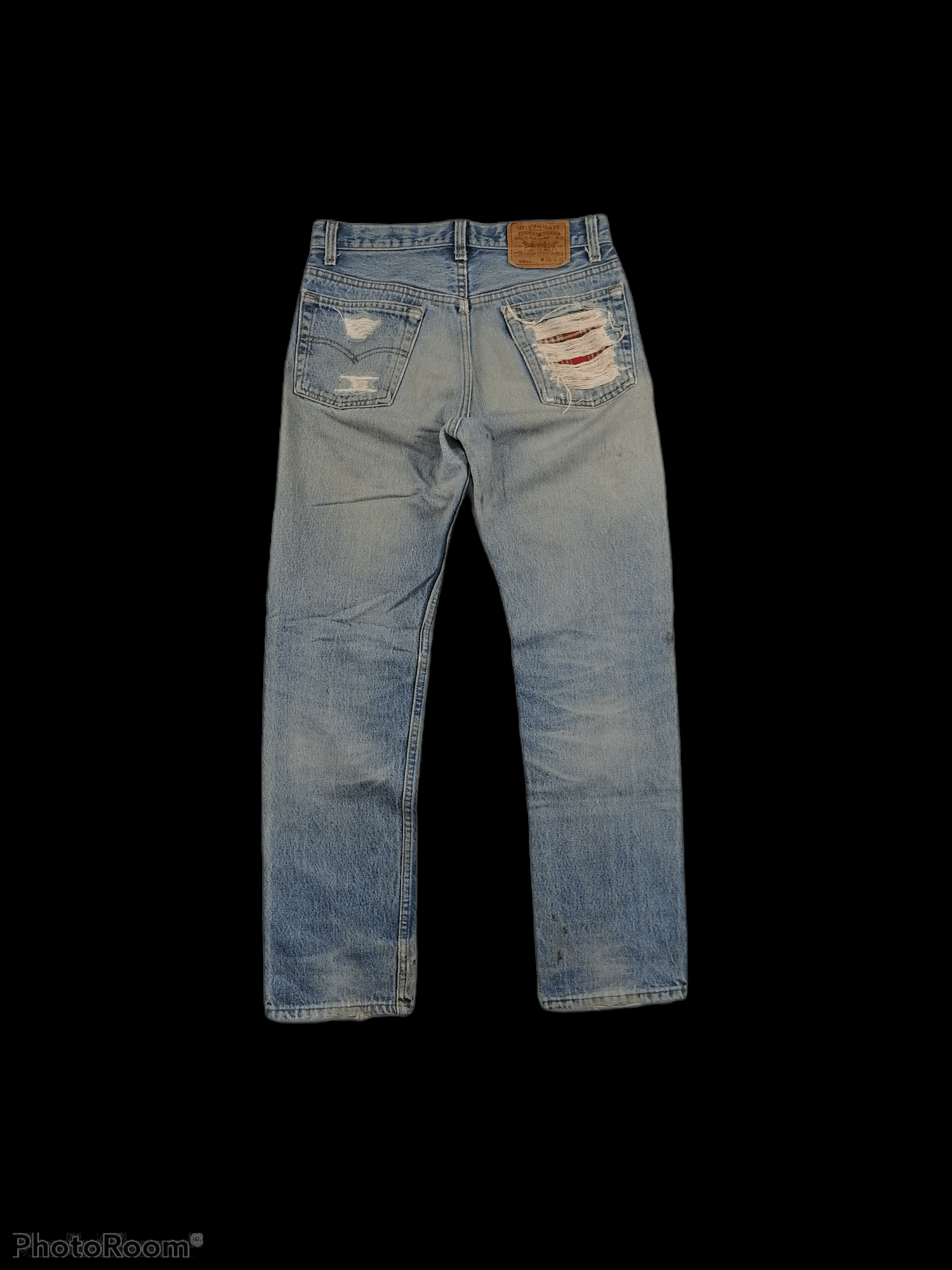 Levi's Vintage Clothing ⚡KURT COBAIN⚡Vintage Levi's 501xx Distressed Denim Pants Size US 29 - 9 Thumbnail