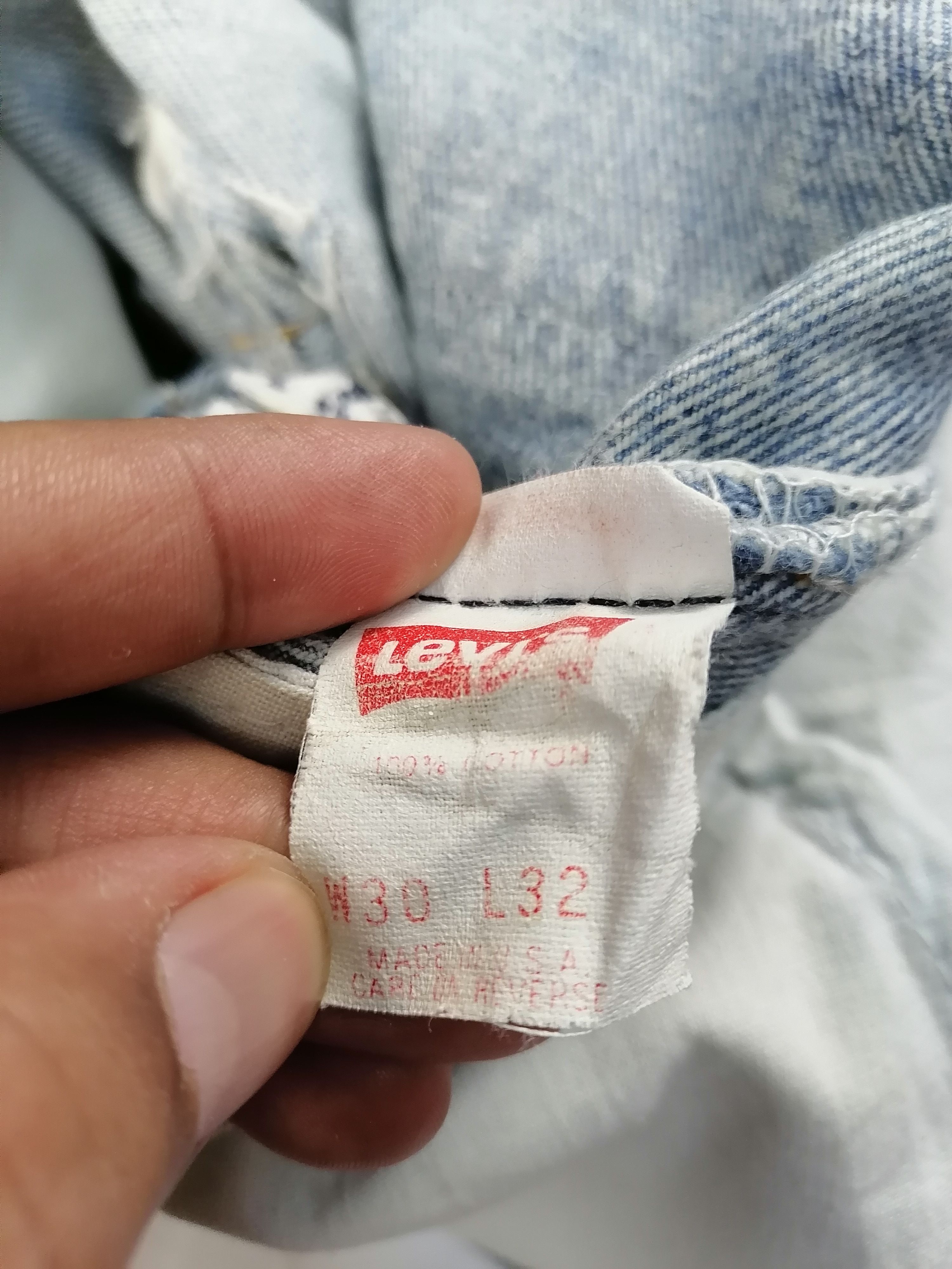 Levi's Vintage Clothing ⚡KURT COBAIN⚡Vintage Levi's 501xx Distressed Denim Pants Size US 29 - 8 Thumbnail