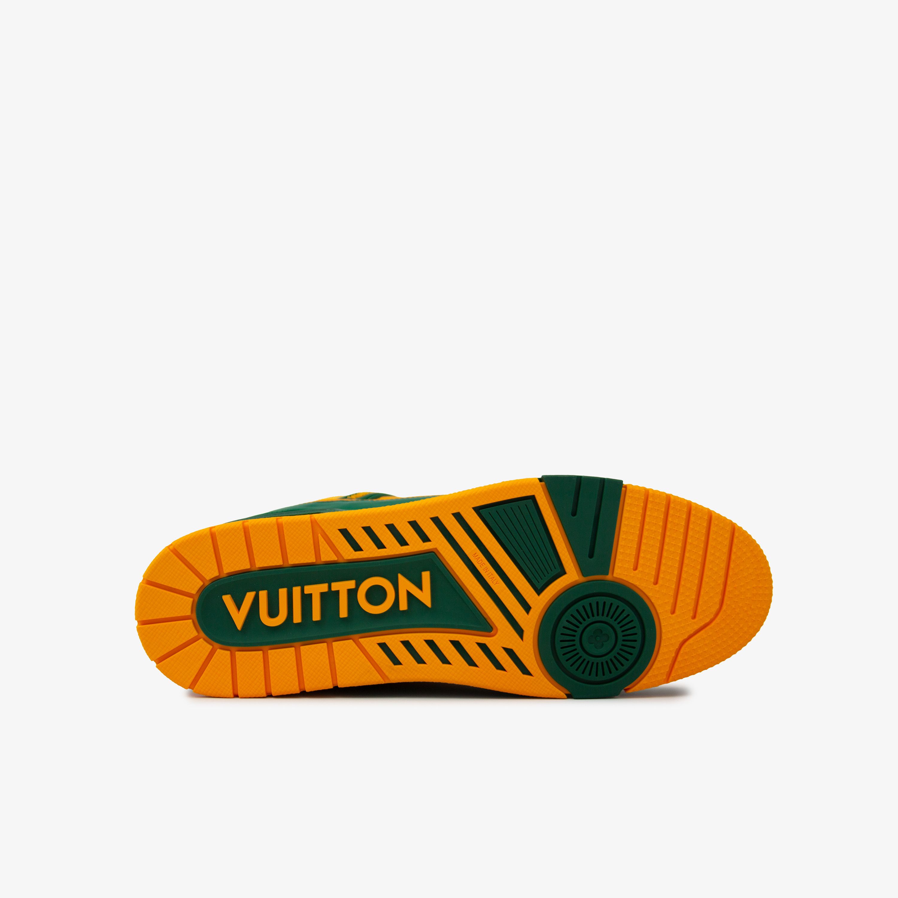 Louis Vuitton LOUIS VUITTON TRAINER SNEAKER MONOGRAM GREEN LV10.5 Size US 11.5 / EU 44-45 - 5 Thumbnail