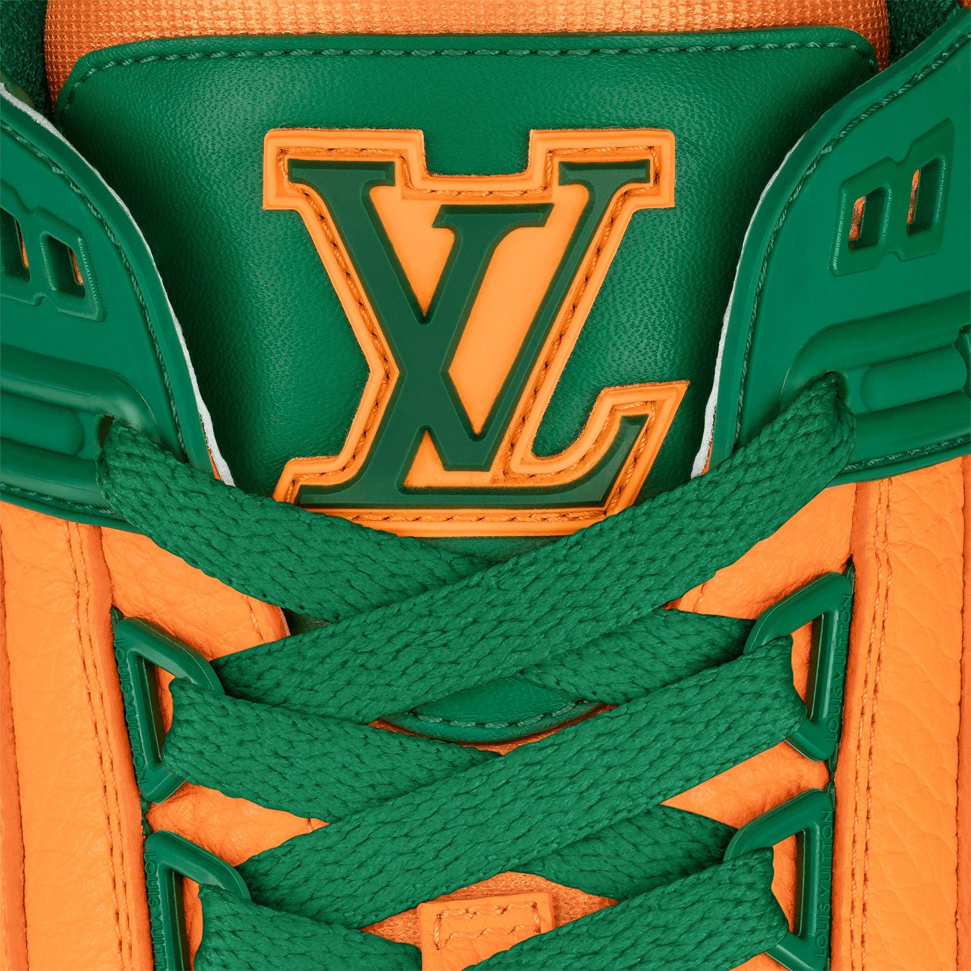 Louis Vuitton LOUIS VUITTON TRAINER SNEAKER MONOGRAM GREEN LV10.5 Size US 11.5 / EU 44-45 - 13 Thumbnail