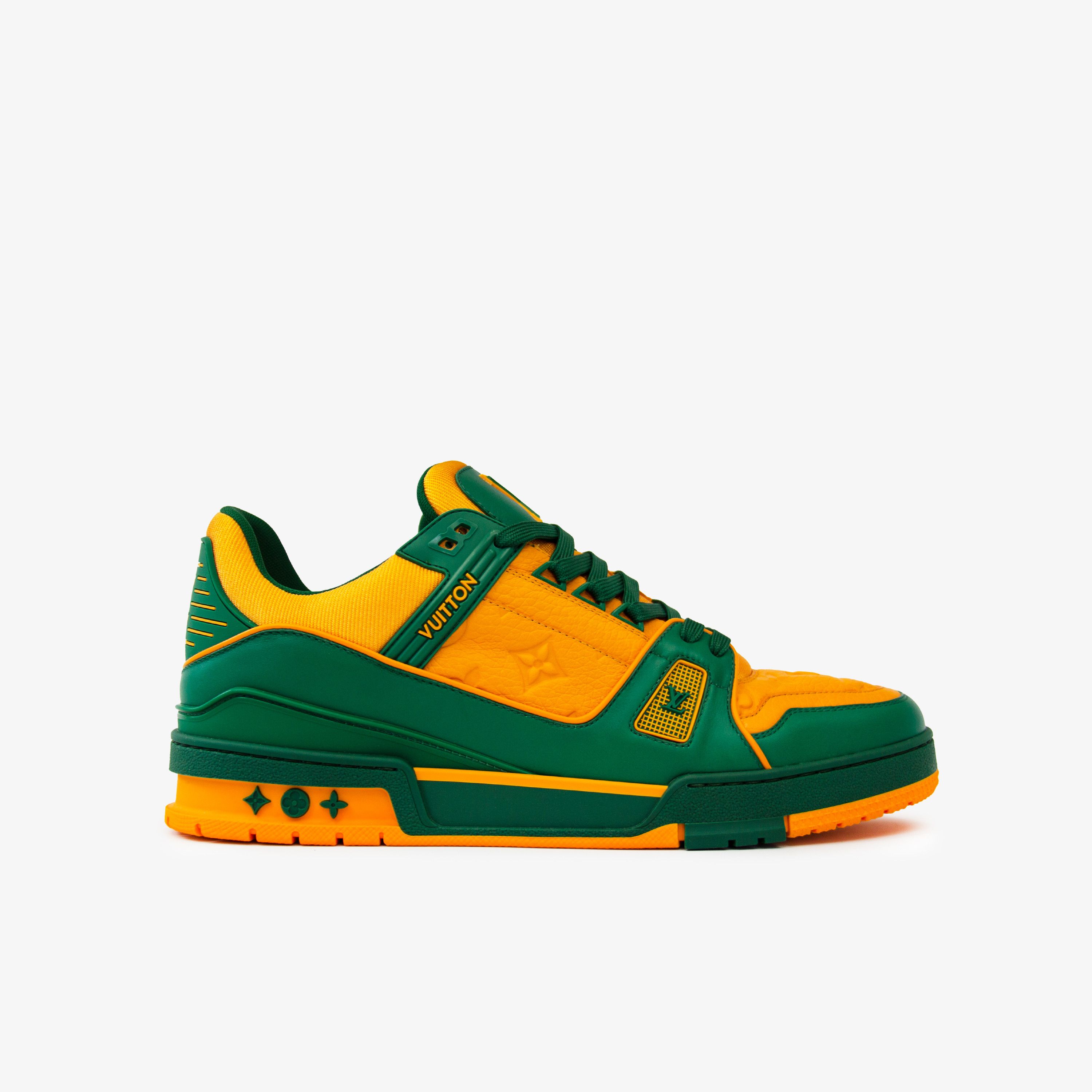 Louis Vuitton LOUIS VUITTON TRAINER SNEAKER MONOGRAM GREEN LV10.5 Size US 11.5 / EU 44-45 - 2 Thumbnail