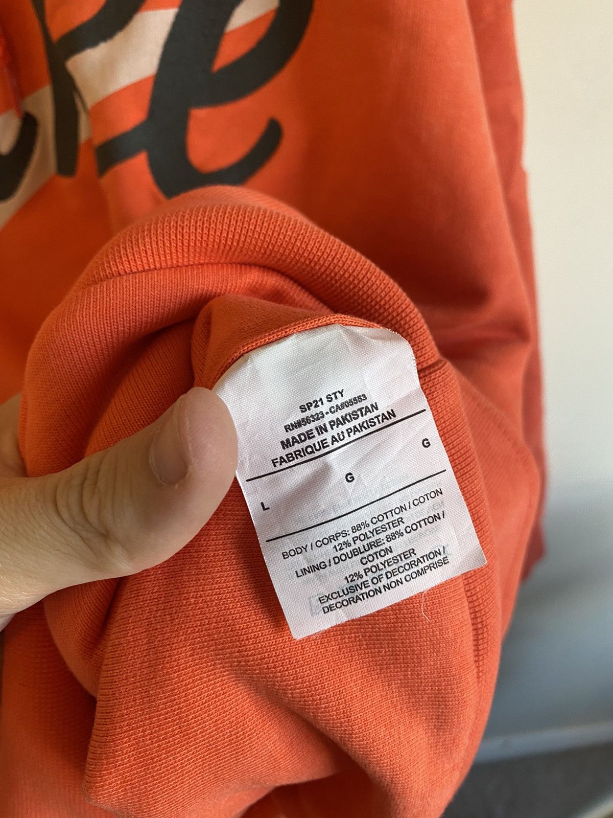 Cactus Plant Flea Market × Nike CPFM Nike Oversized Orange Hoodie Hooded Pullover Size US L / EU 52-54 / 3 - 8 Thumbnail