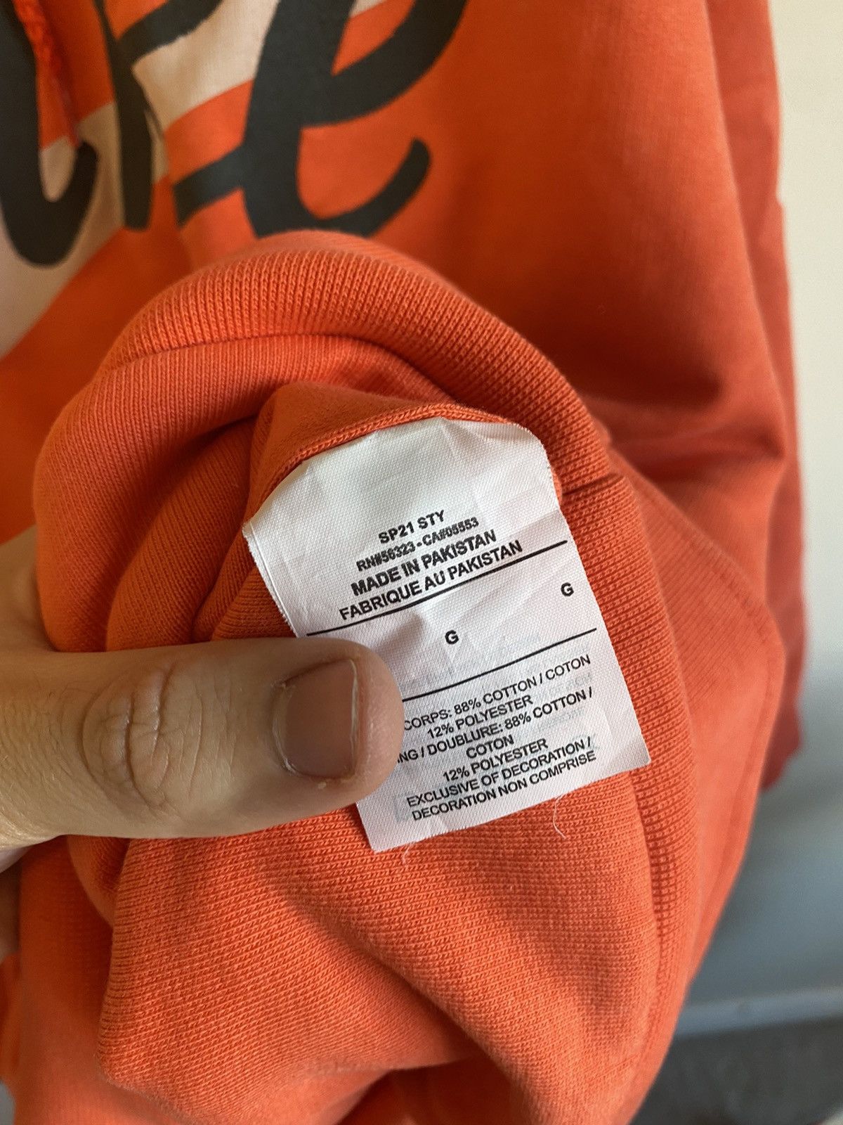 Cactus Plant Flea Market × Nike CPFM Nike Oversized Orange Hoodie Hooded Pullover Size US L / EU 52-54 / 3 - 7 Thumbnail