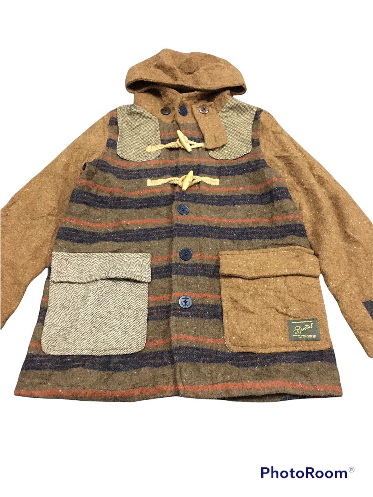 Japanese Brand × Vintage Japanese Brand Wool Jacket Kapital Style Size US M / EU 48-50 / 2 - 2 Thumbnail