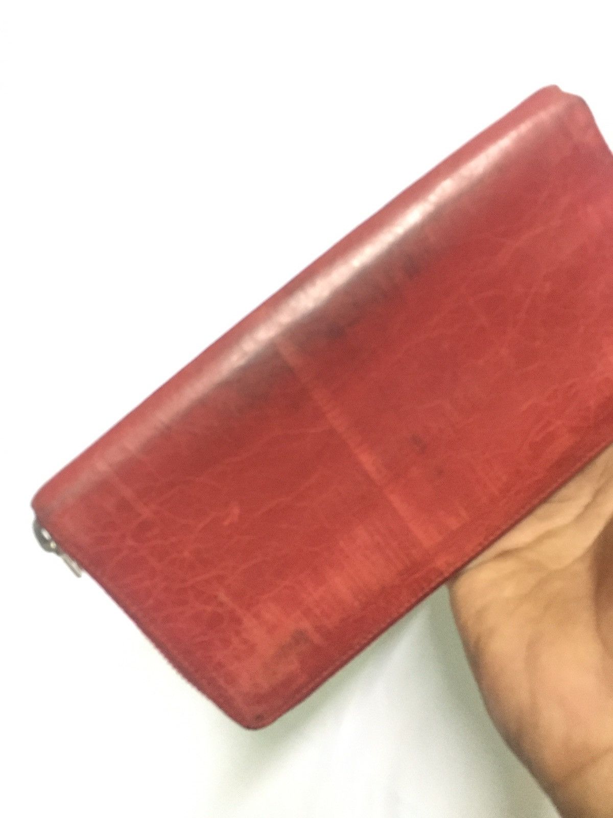 Balenciaga 100% Authentic Balenciaga Motorcycle RED Long Wallet Zipper Size ONE SIZE - 4 Thumbnail