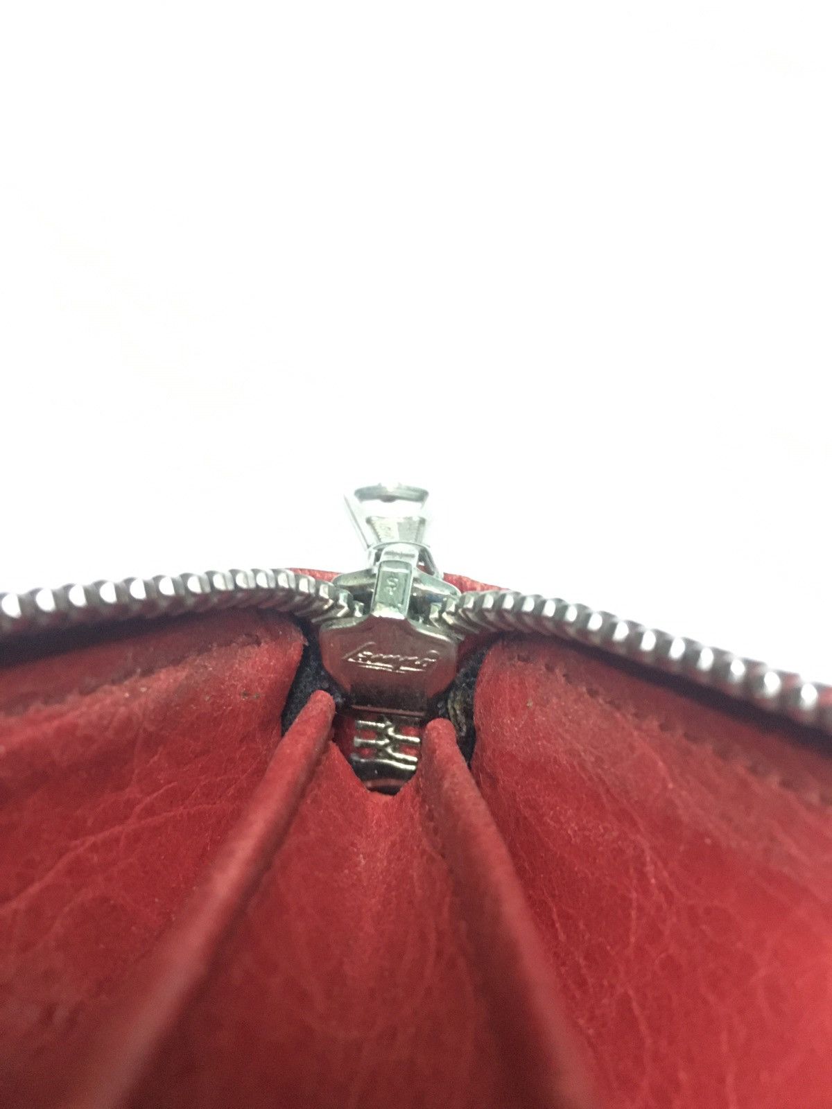 Balenciaga 100% Authentic Balenciaga Motorcycle RED Long Wallet Zipper Size ONE SIZE - 5 Thumbnail